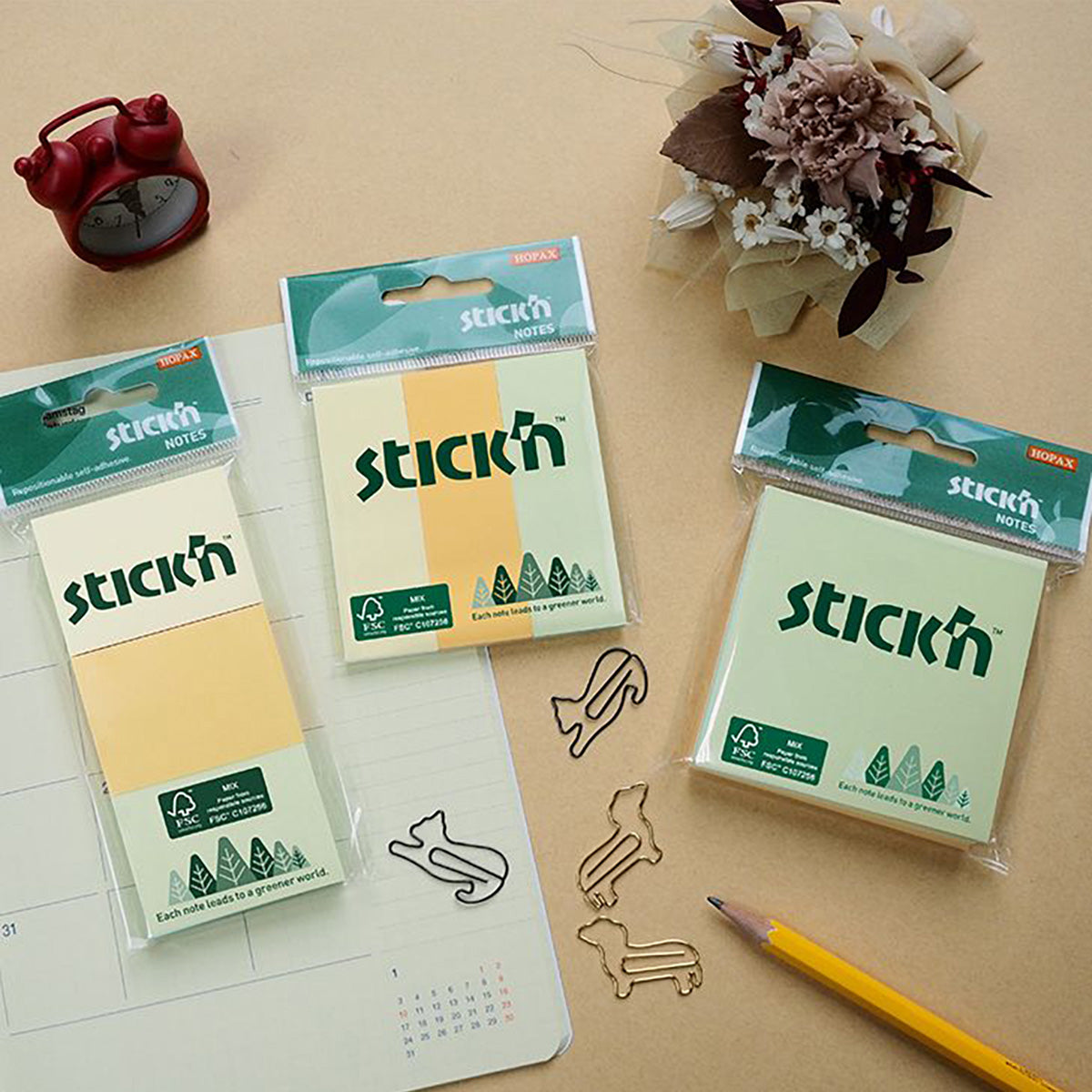 SMALL STICKY NOTES // SET OF 3