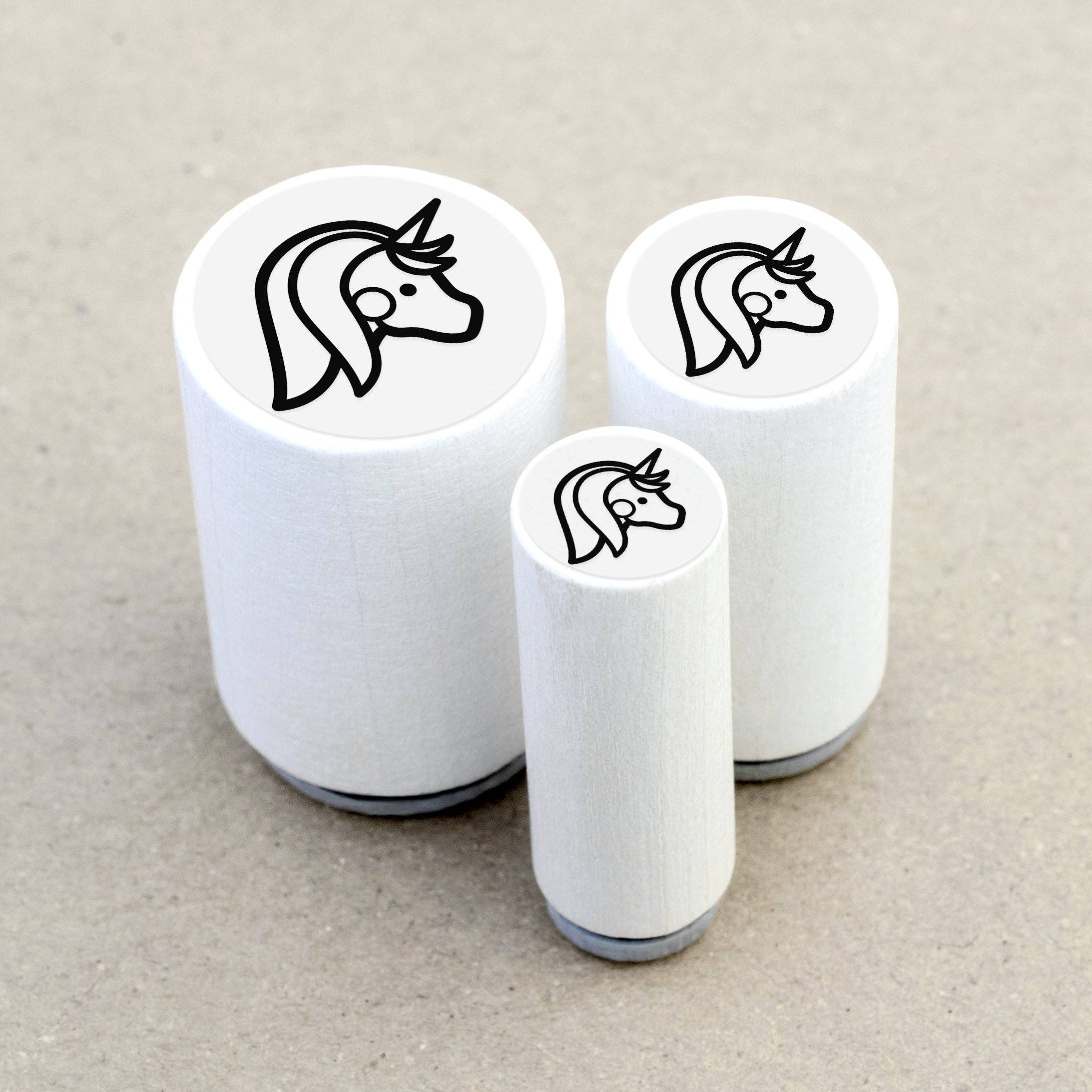 MINI RUBBER STAMP // UNICORN
