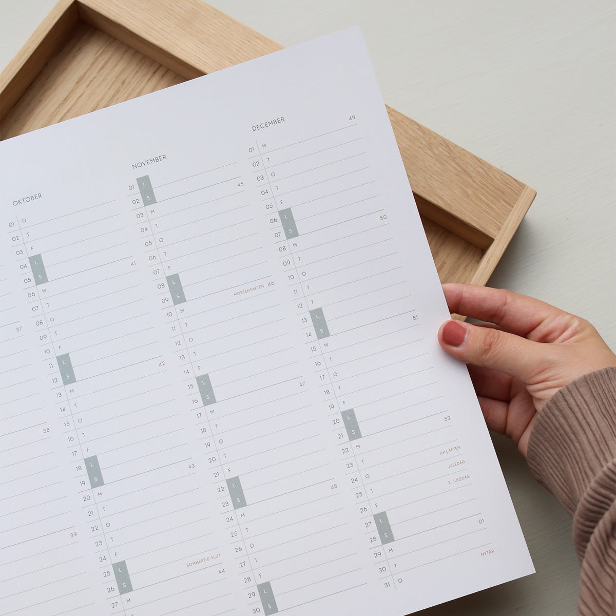 A3 KALENDER 2025 (DANISH)