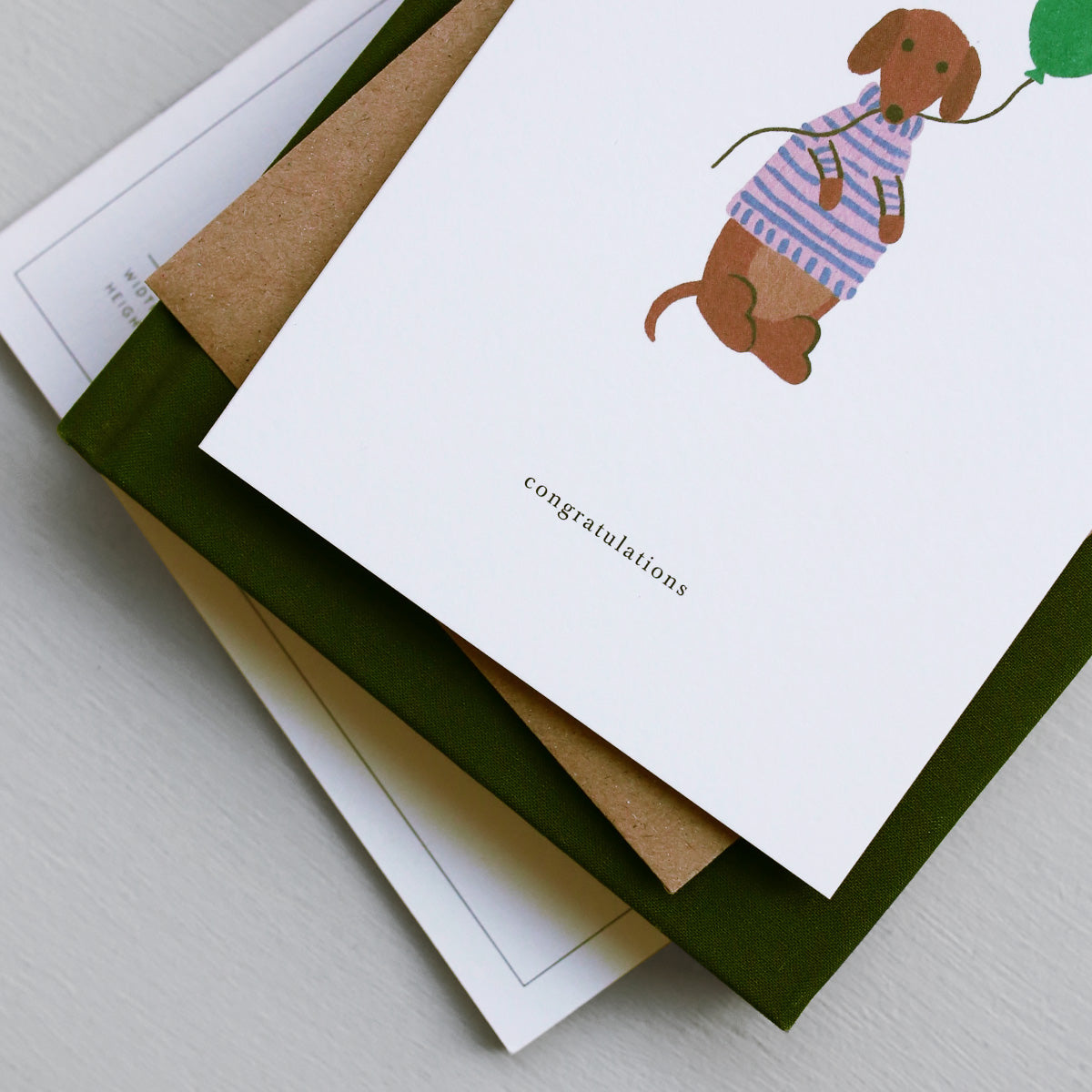 GREETING CARD // CELEBRATION DOG