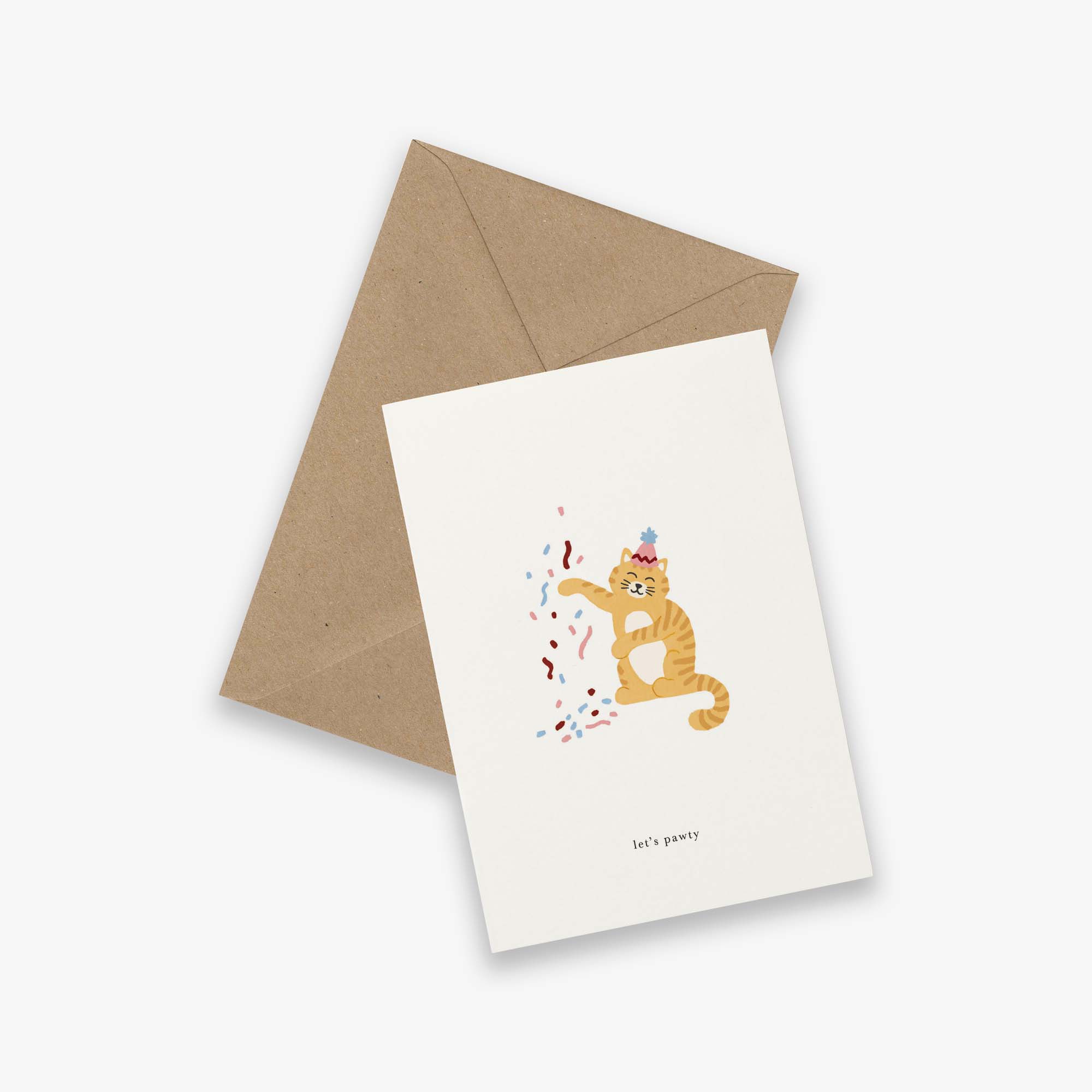 GREETING CARD // CELEBRATION CAT
