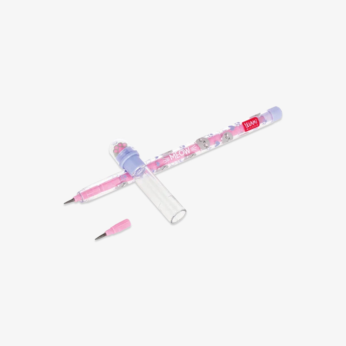 STACKABLE PENCIL WITH ERASER // KITTY