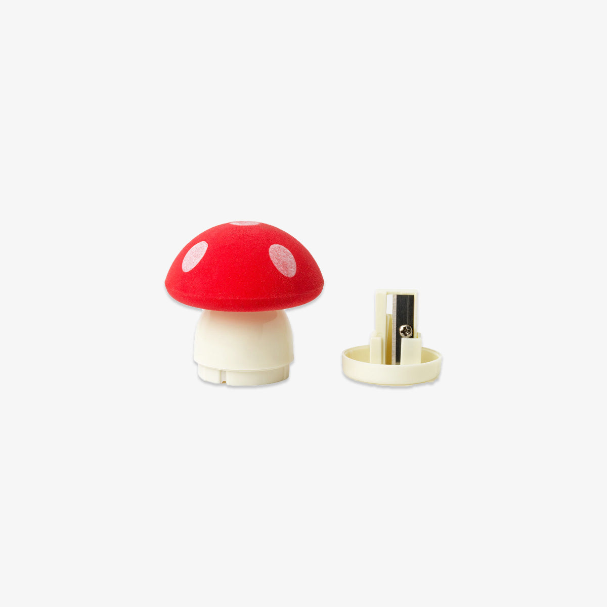 LEGAMI PENCIL SHARPENER & ERASER // MUSHROOM