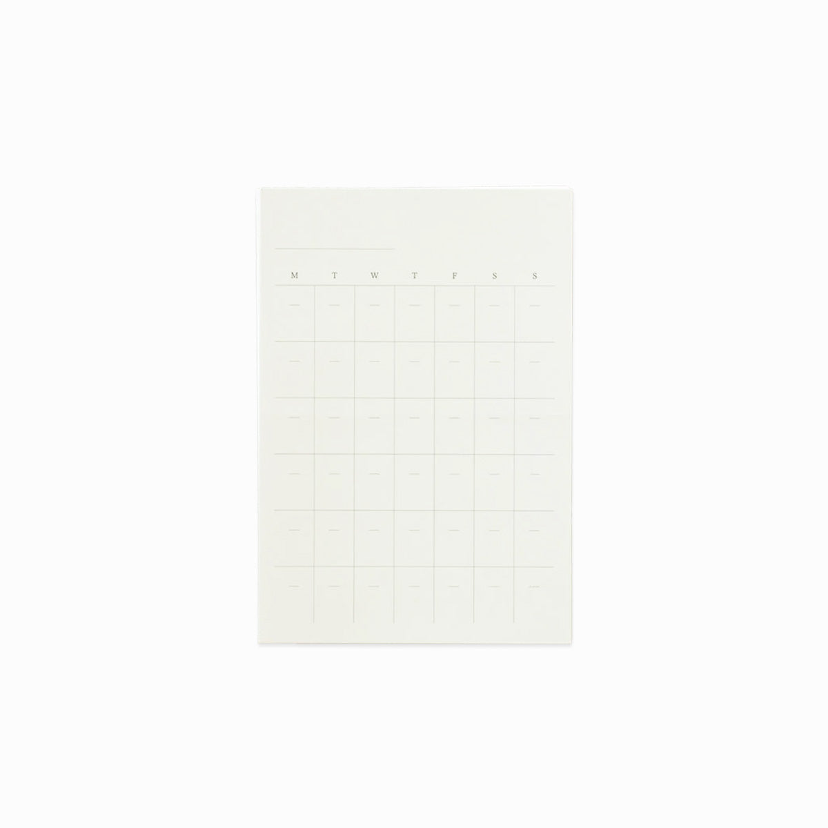 DIARY STICKER // MONTHLY OVERVIEW