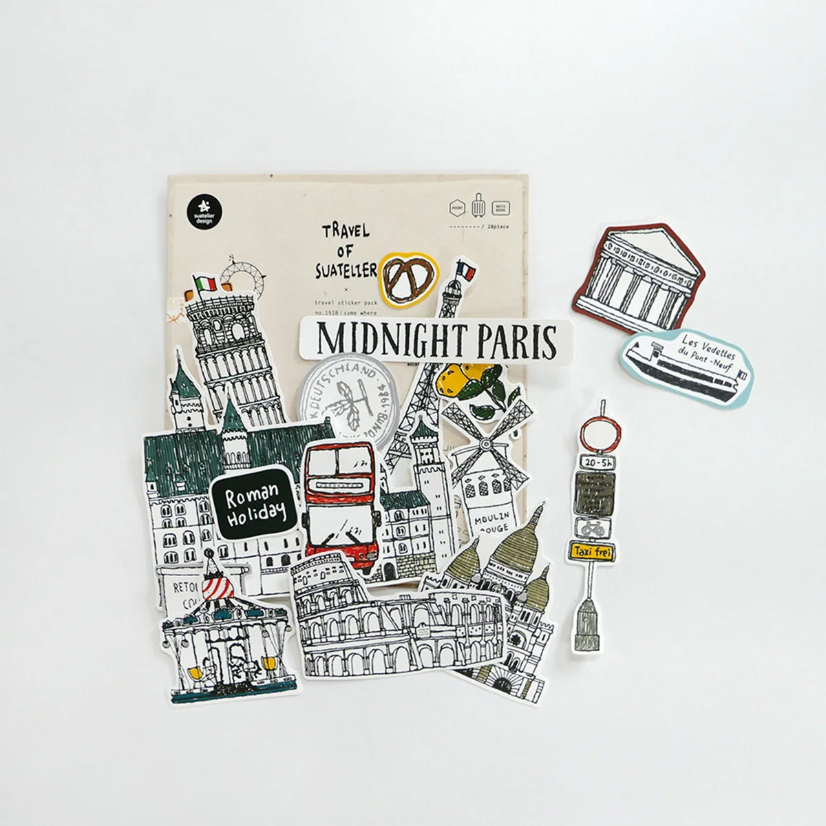 STICKERS SET // ITALY, FRANCE, GERMANY