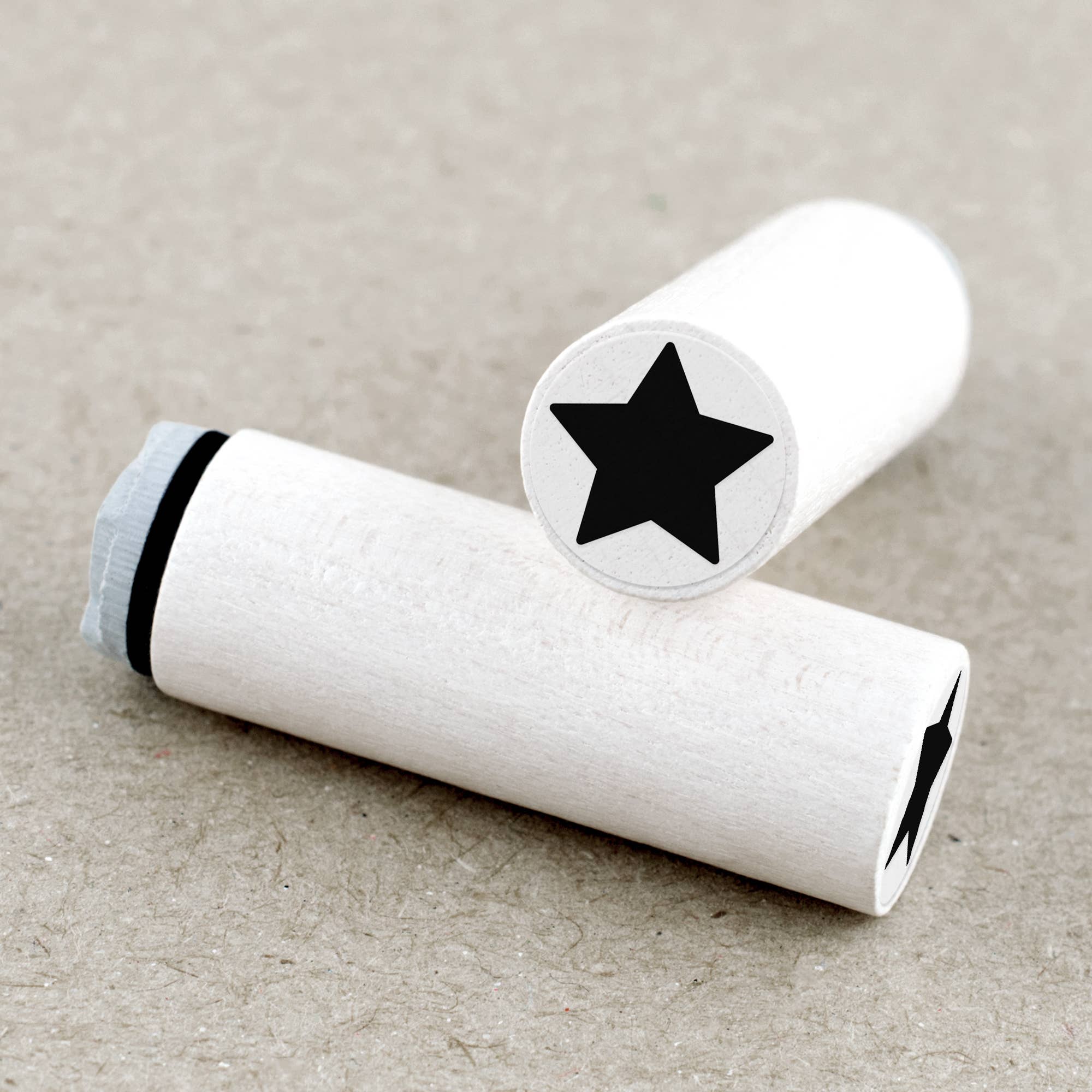 MINI RUBBER STAMP // FILLED STAR