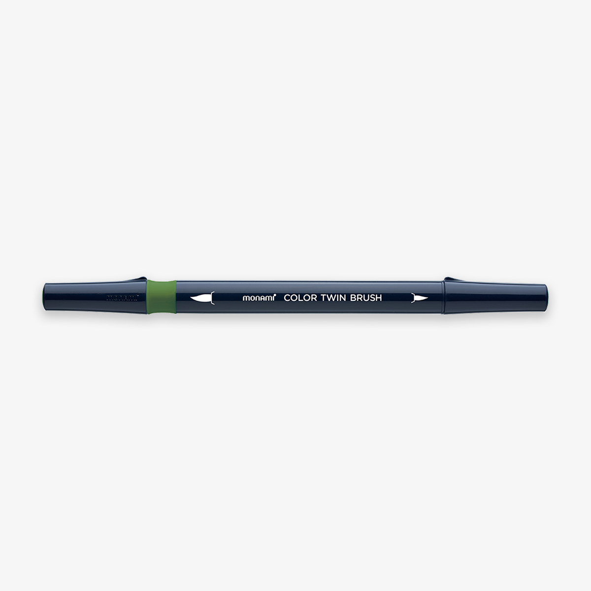 COLOR TWIN BRUSH PEN // OLIVE