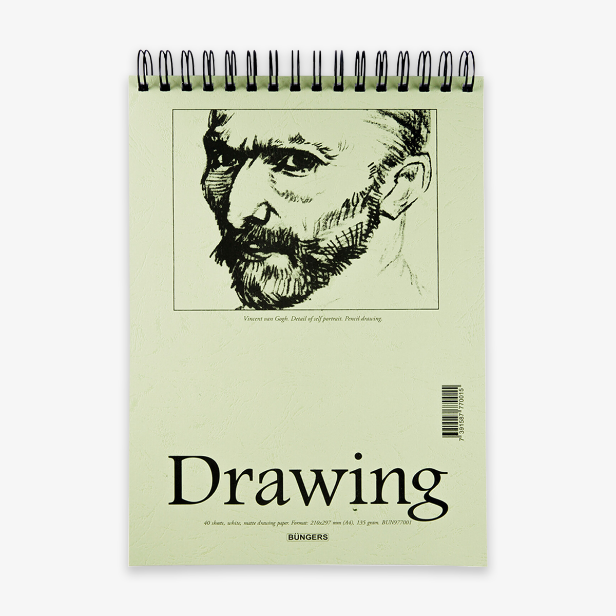 SPIRAL-BOUND DRAWING PAD // A4