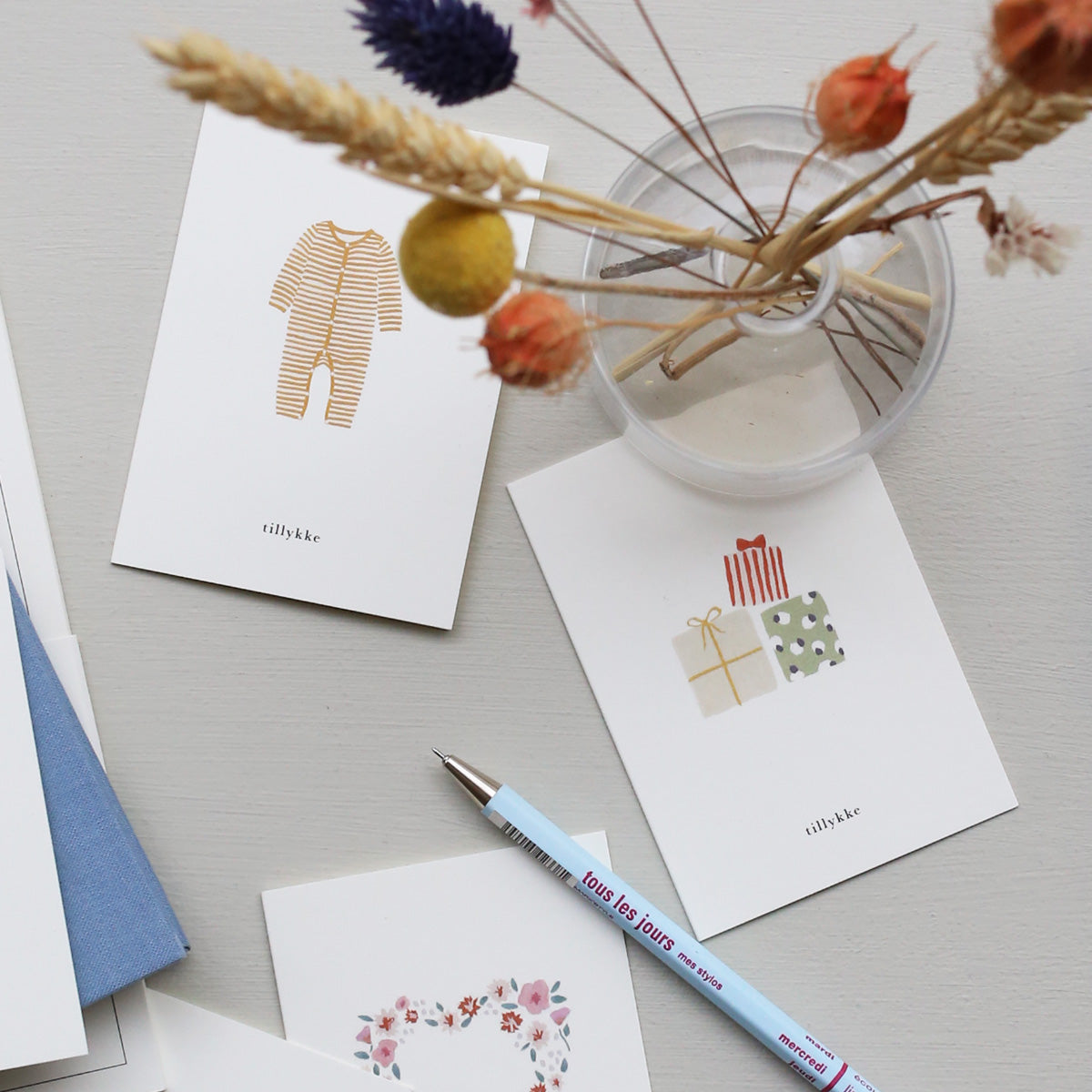 SMALL GREETING CARD // SPARKEDRAGT OKKER (DANISH)