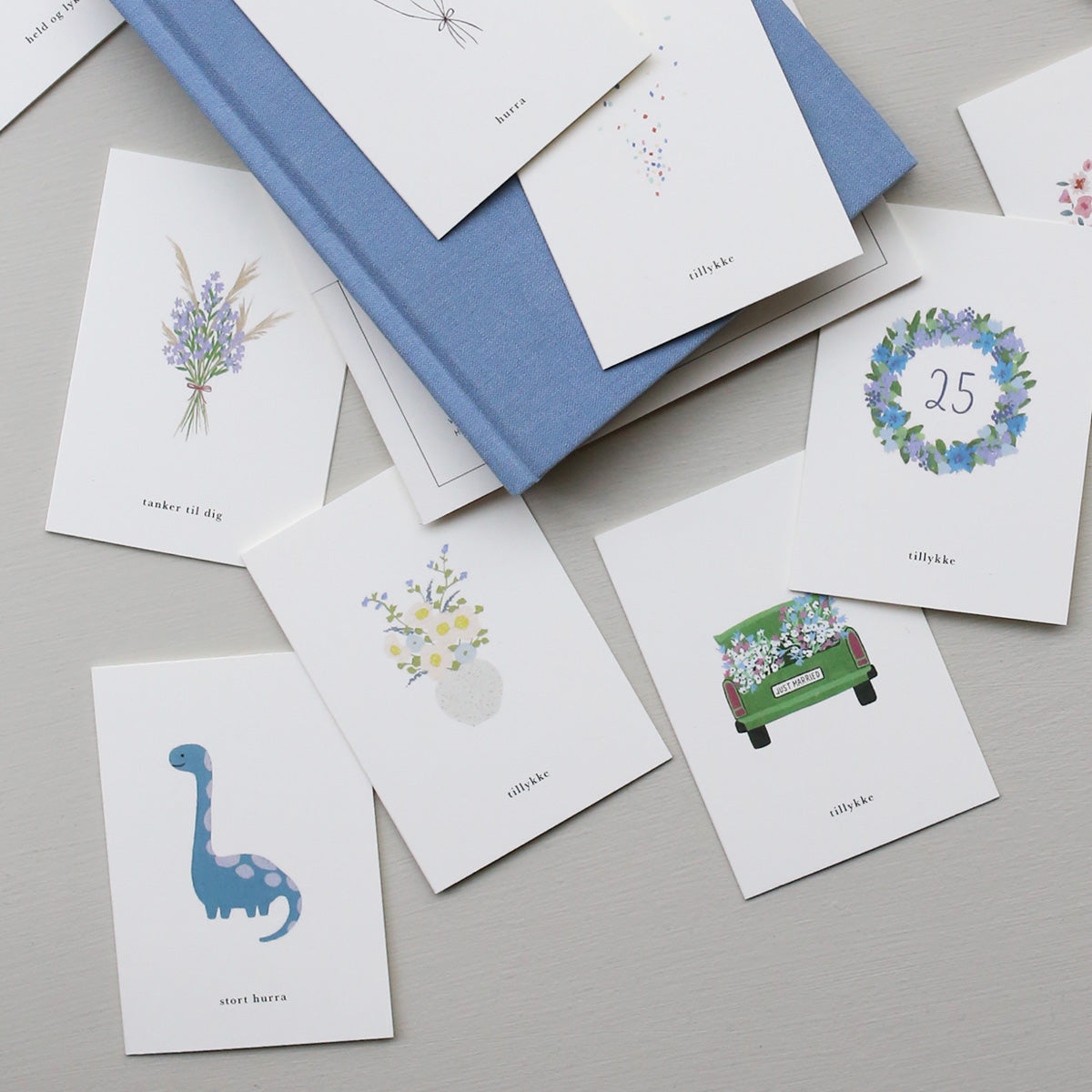 SMALL GREETING CARD // DINOSAUR (DANISH)