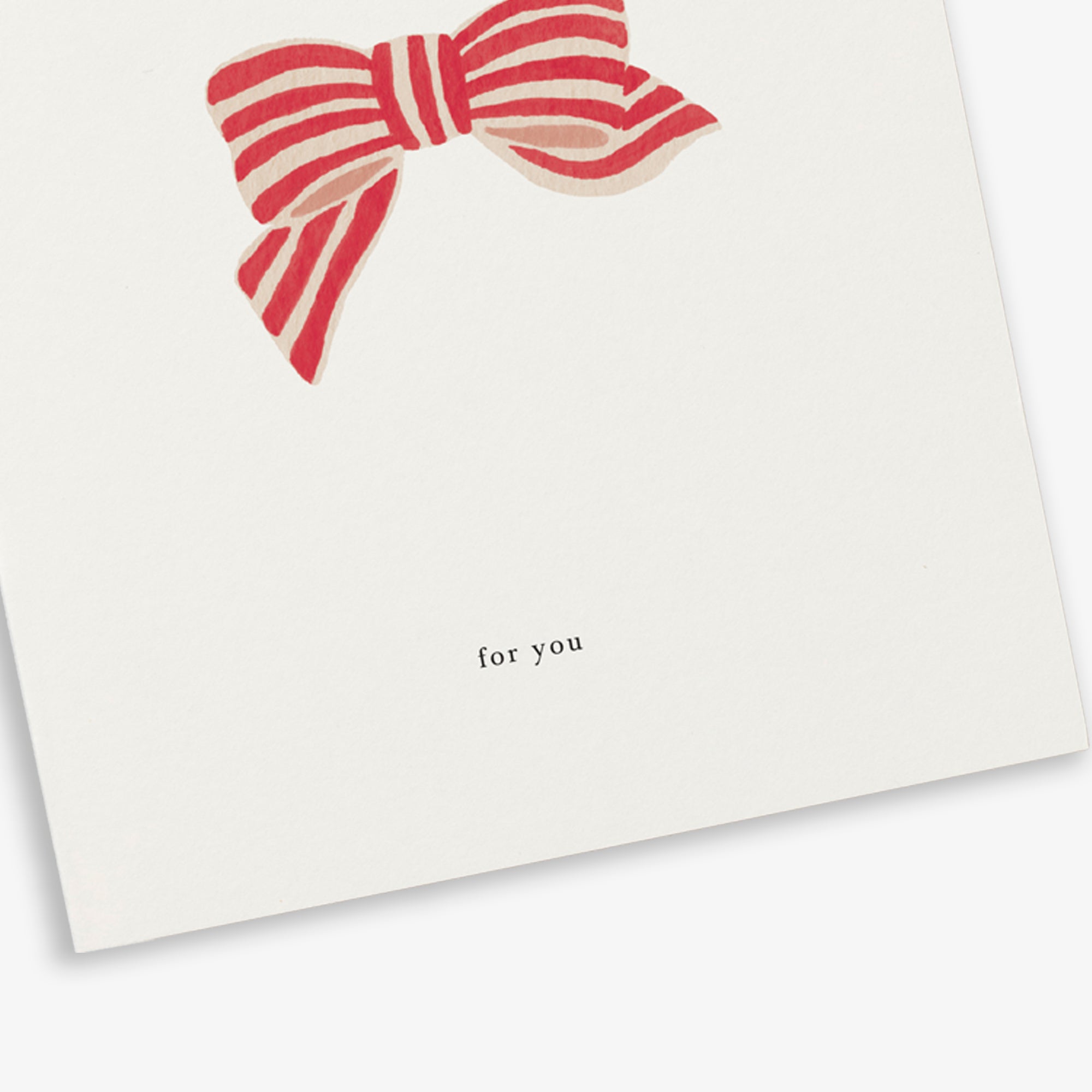 GREETING CARD // RIBBON BOW