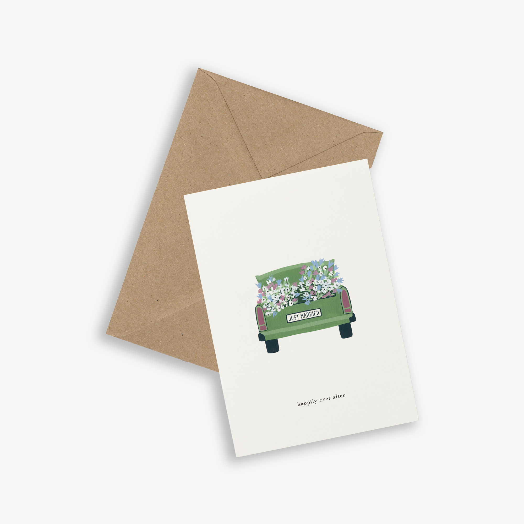 GREETING CARD // WEDDING CAR