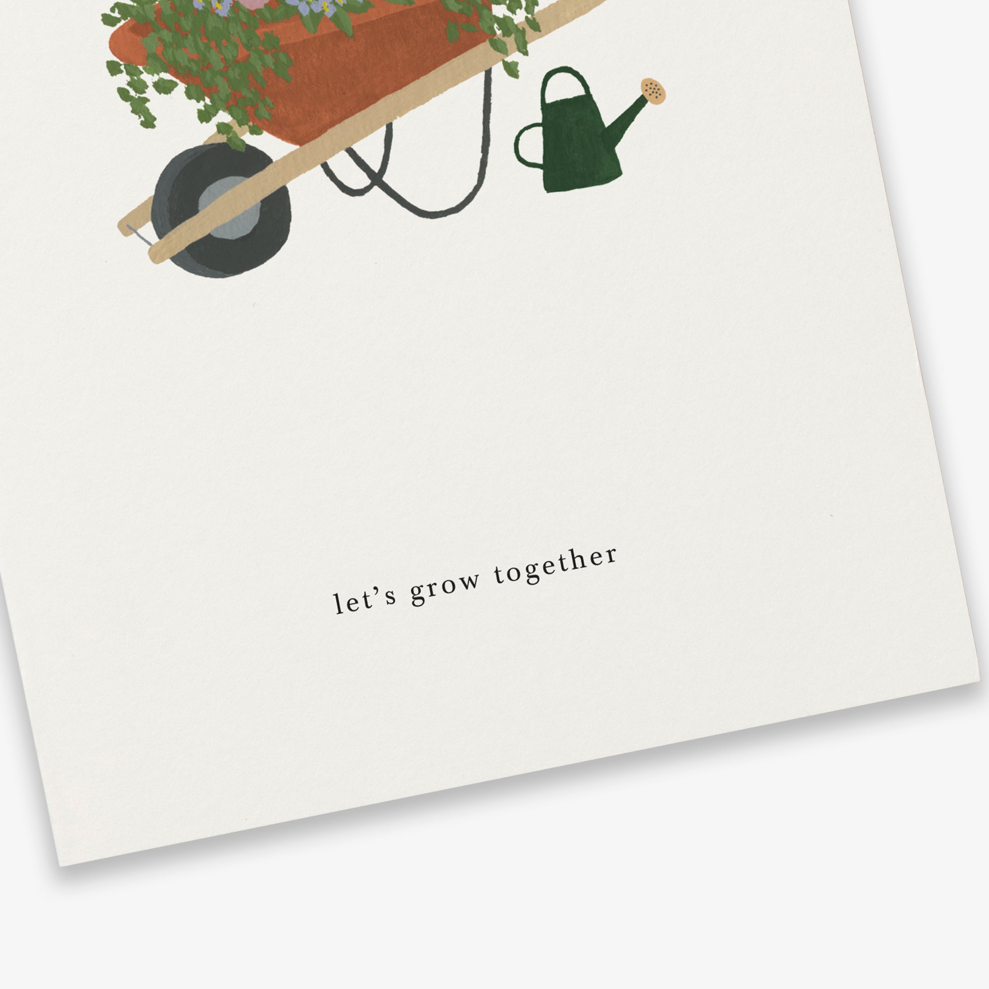 GREETING CARD // WHEELBARROW