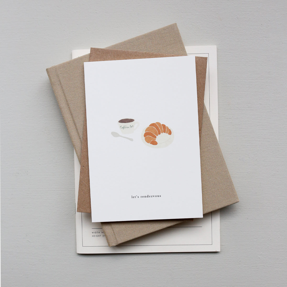 GREETING CARD // CROISSANT