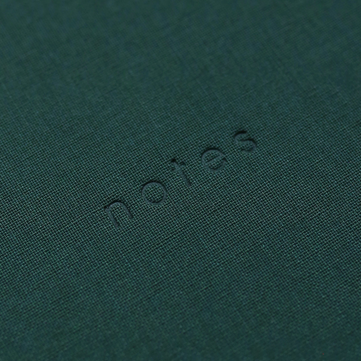 NOTES HARDCOVER NOTEBOOK // BOTTLE GREEN