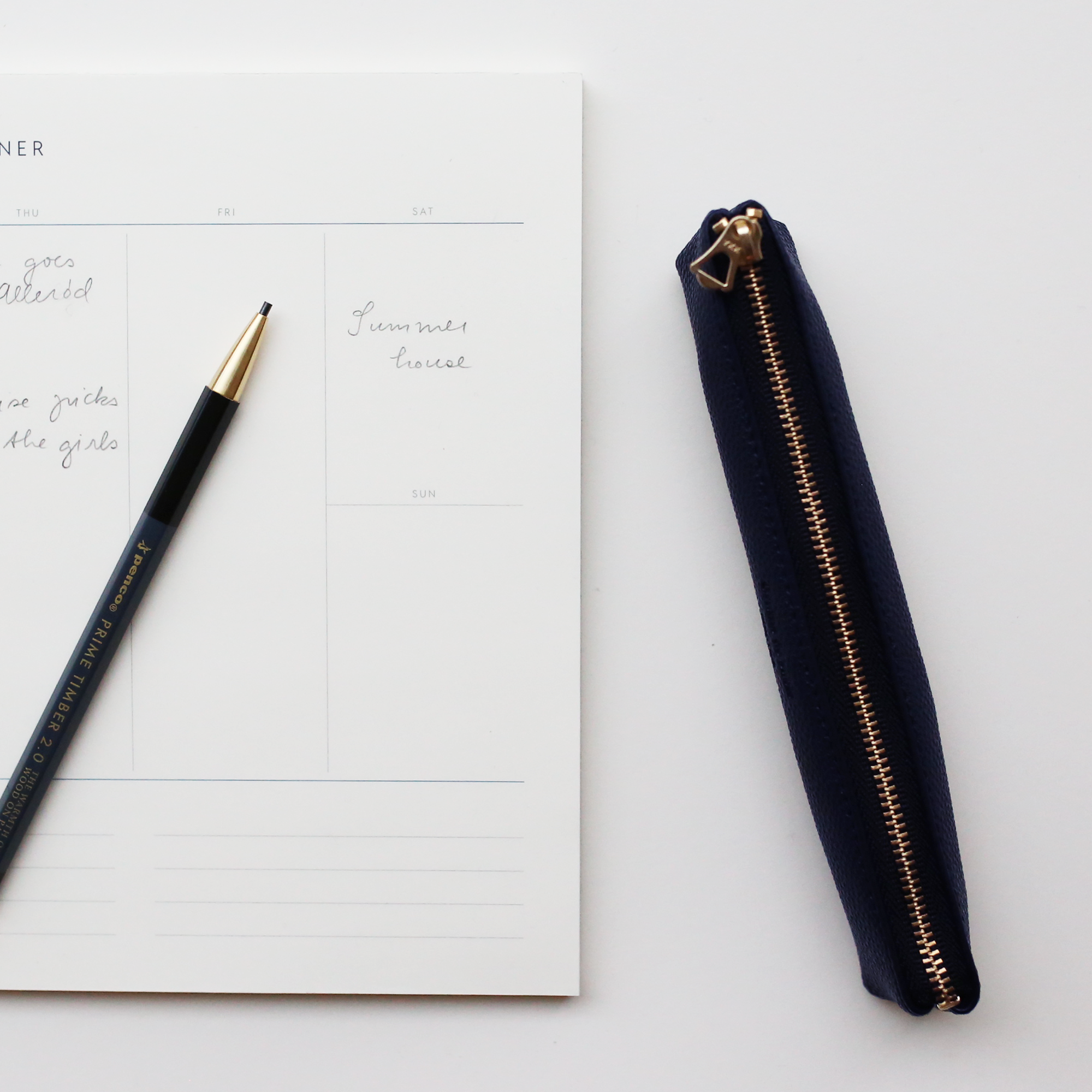HIGHTIDE SLIM PEN CASE // NAVY