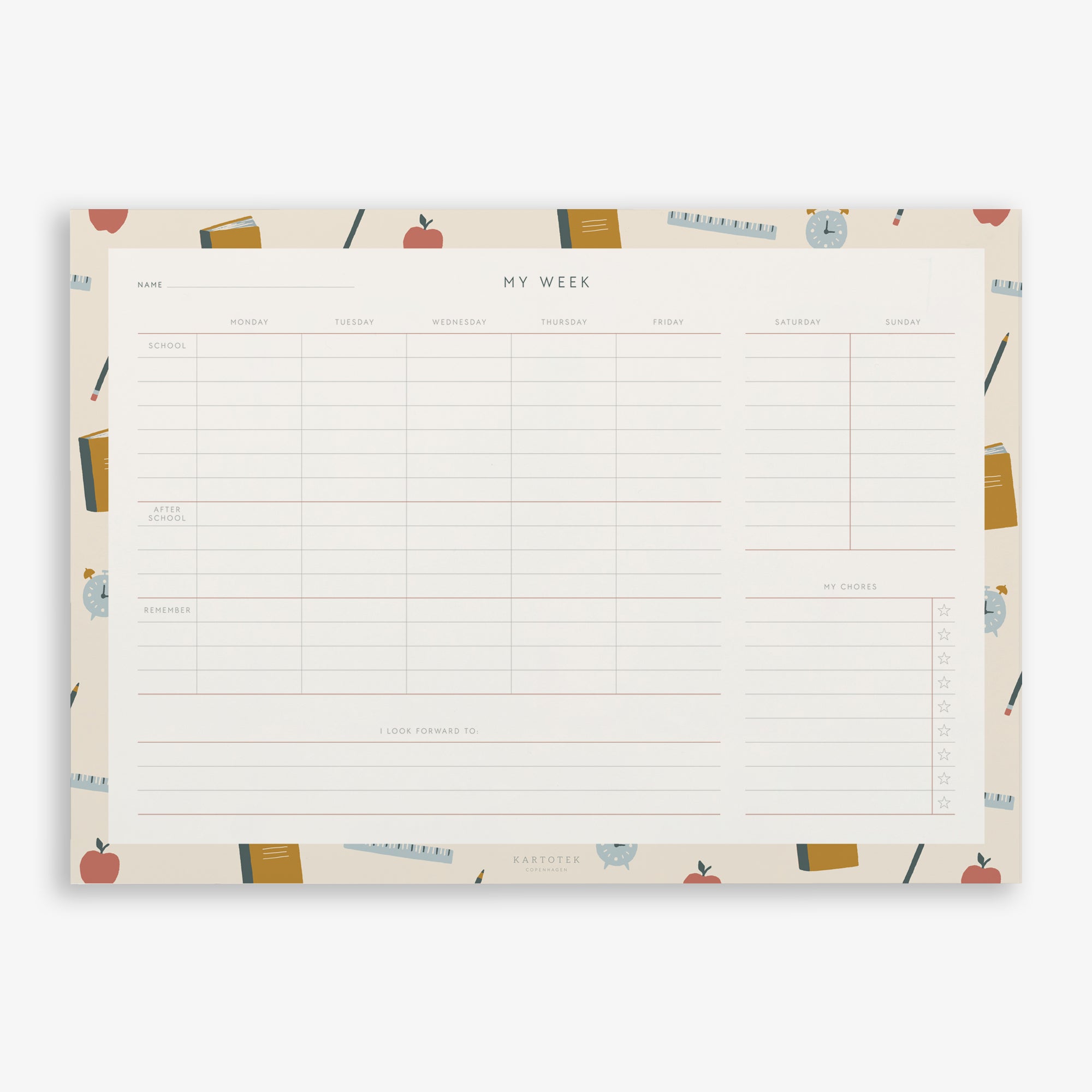 MY WEEK NOTEPAD