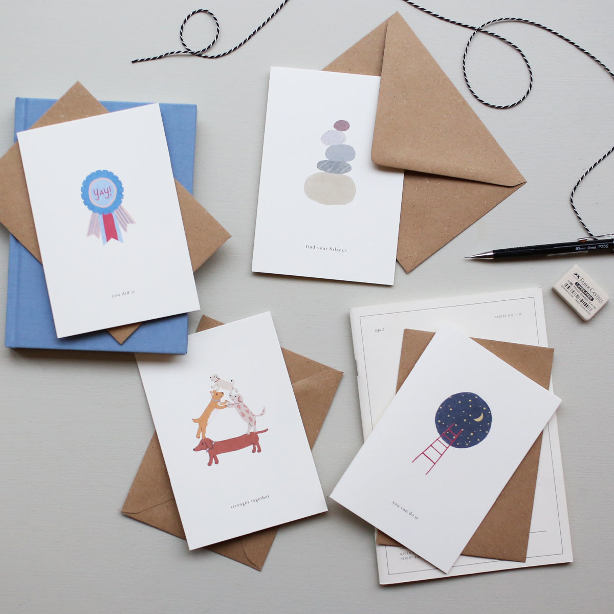 GREETING CARD // SKY LADDER