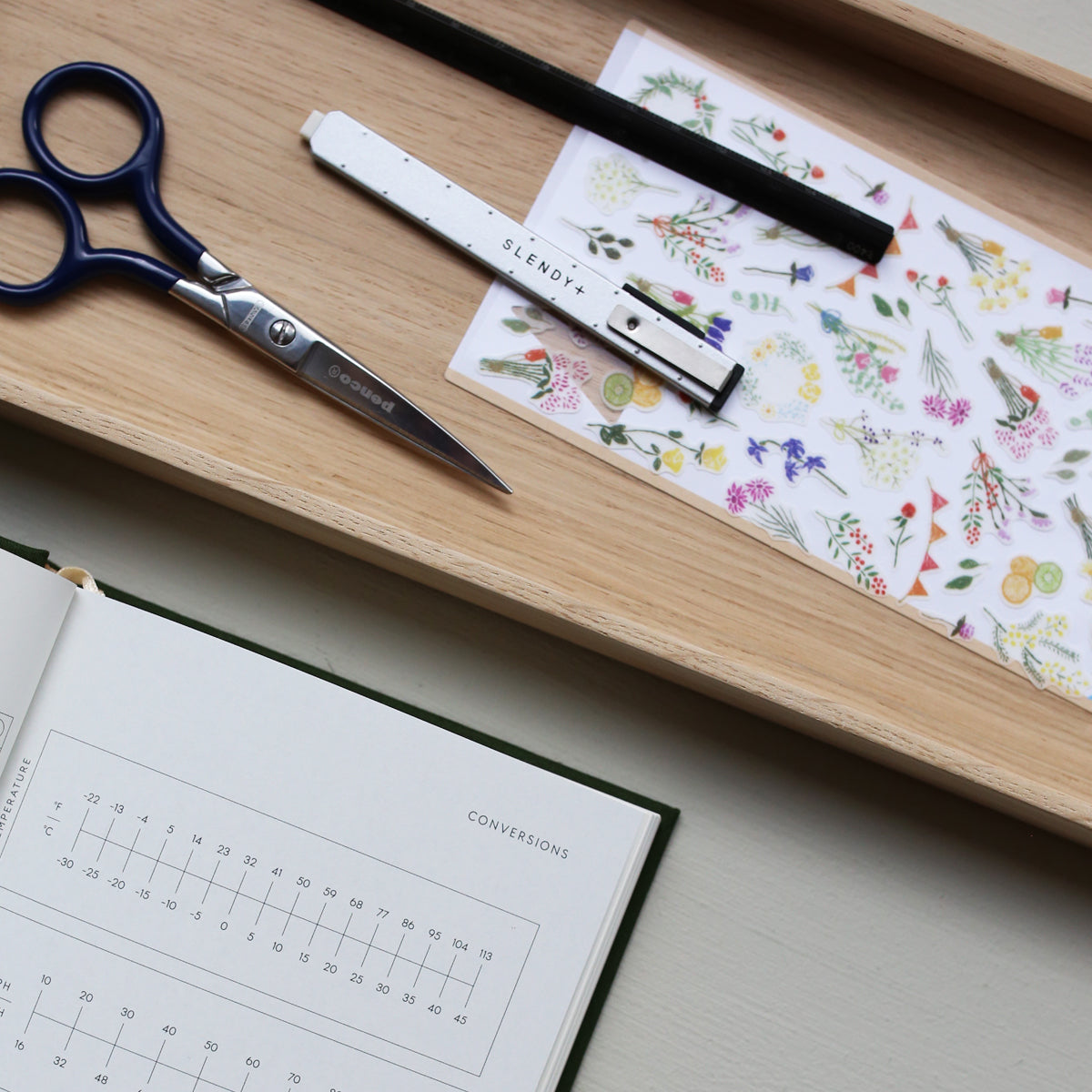 STICKER MARCHE // DRIED FLOWERS