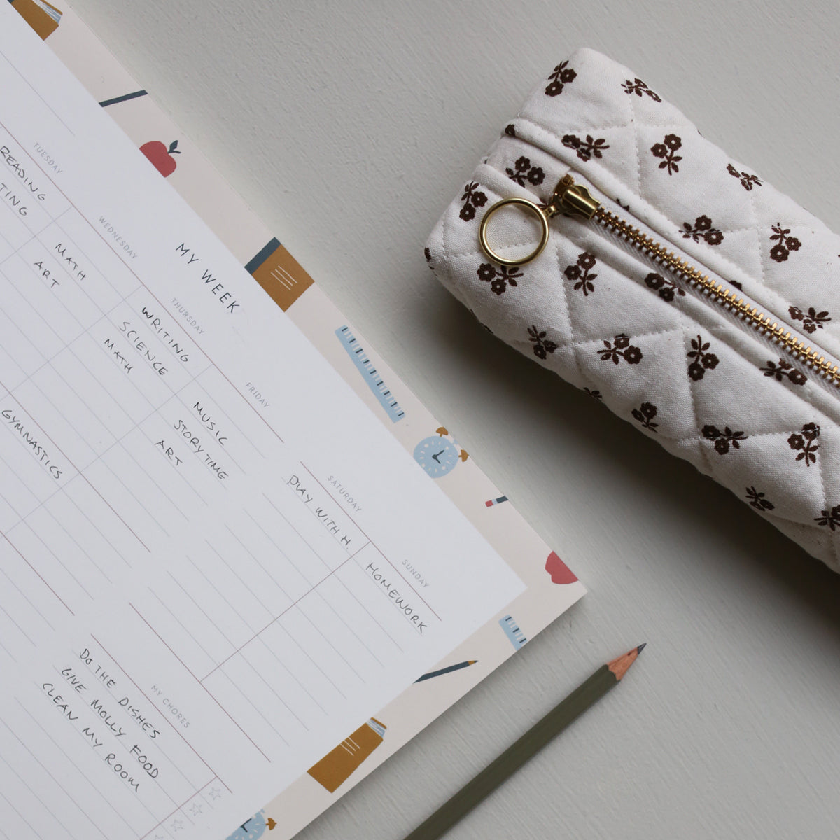 MY WEEK NOTEPAD