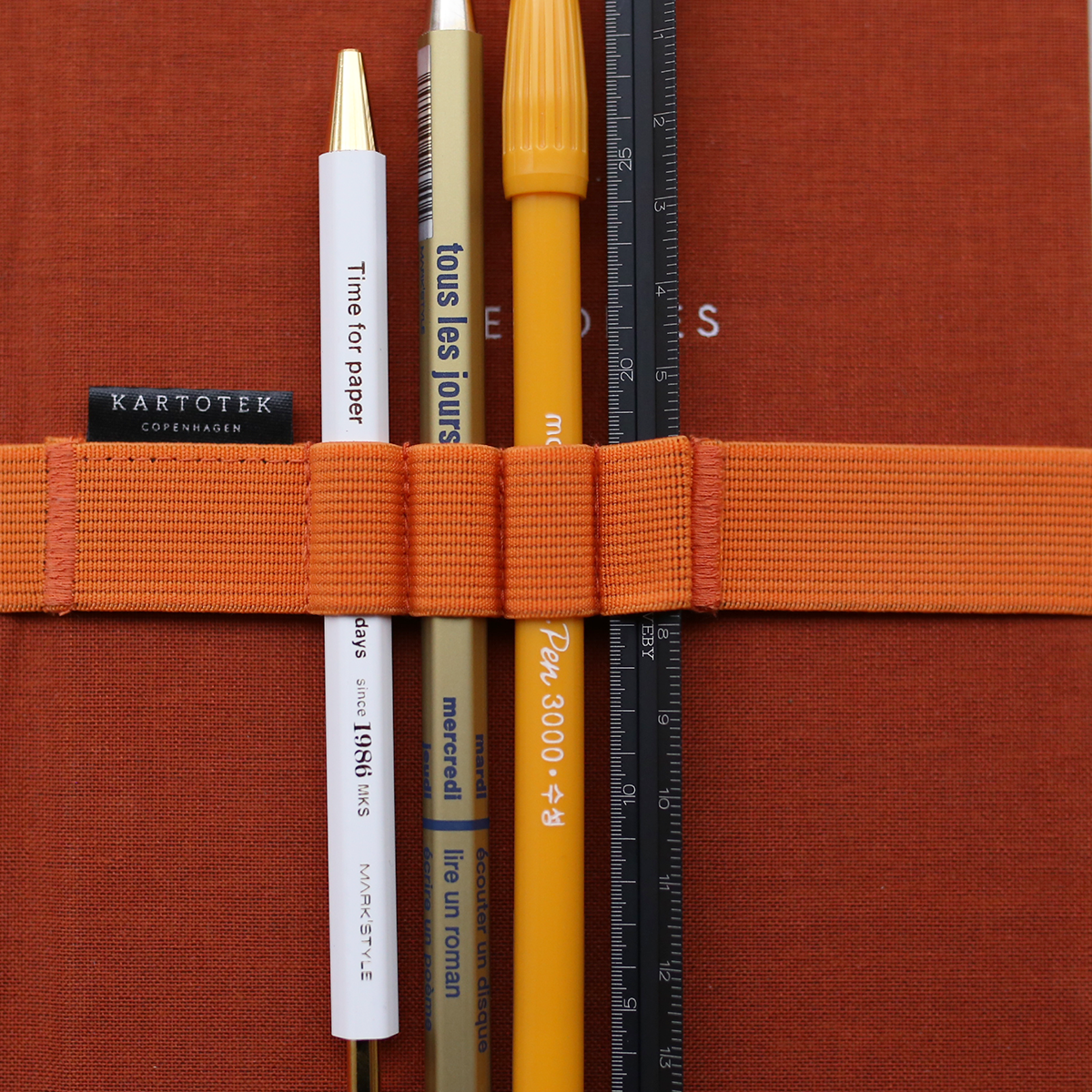 PEN STRAP A5 // ORANGE RED