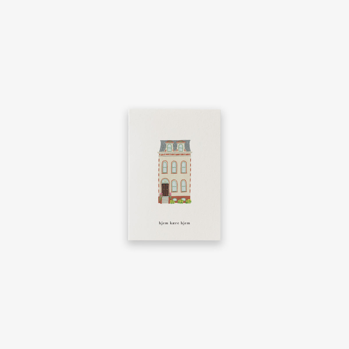 SMALL GREETING CARD // HJEM (DANISH)