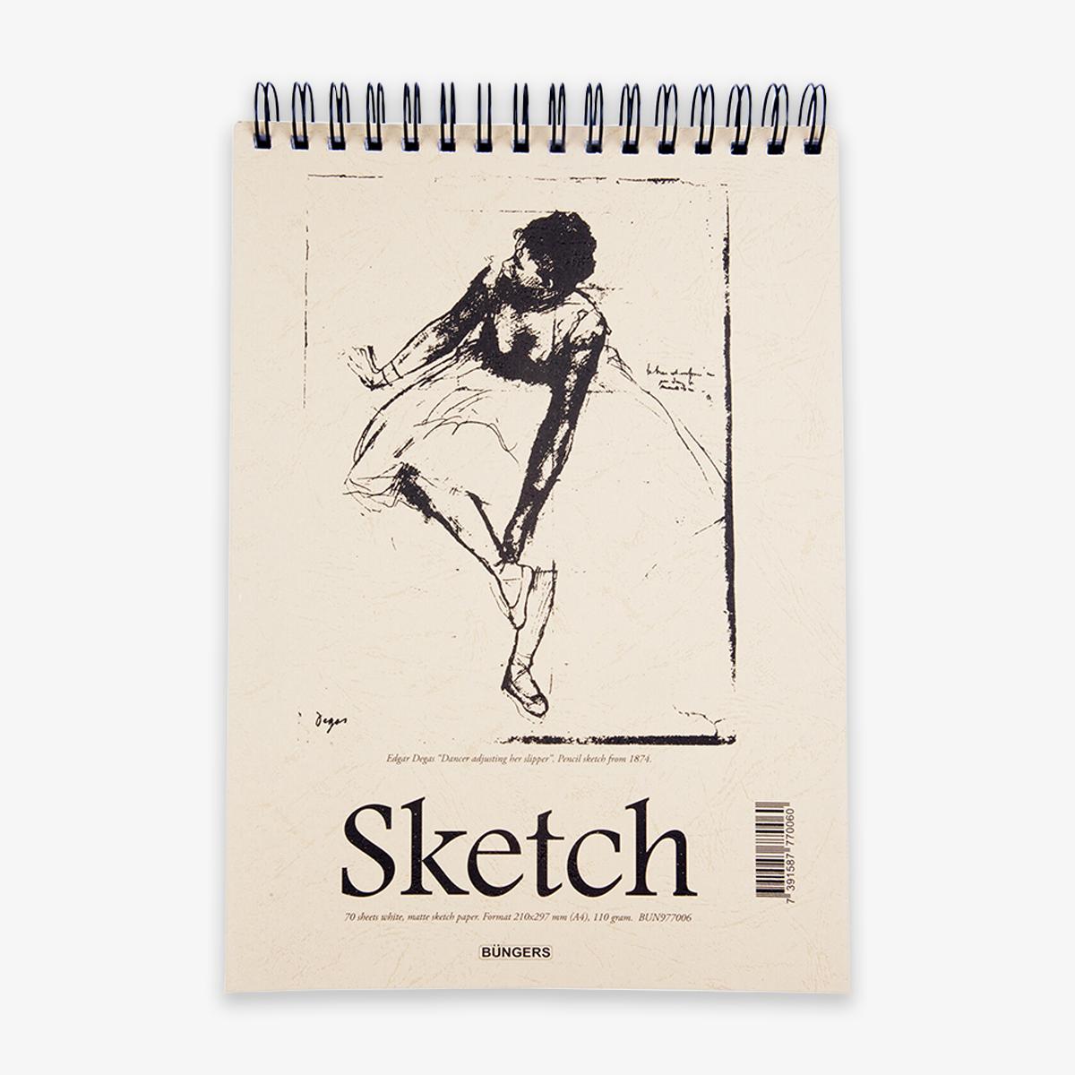 SPIRAL-BOUND SKETCH PAD // A4