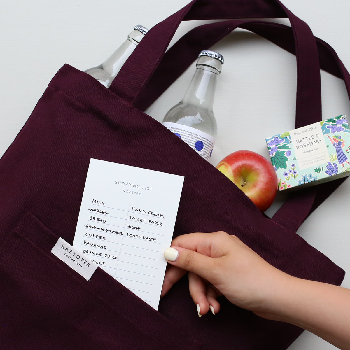 TOTE BAG // BORDEAUX