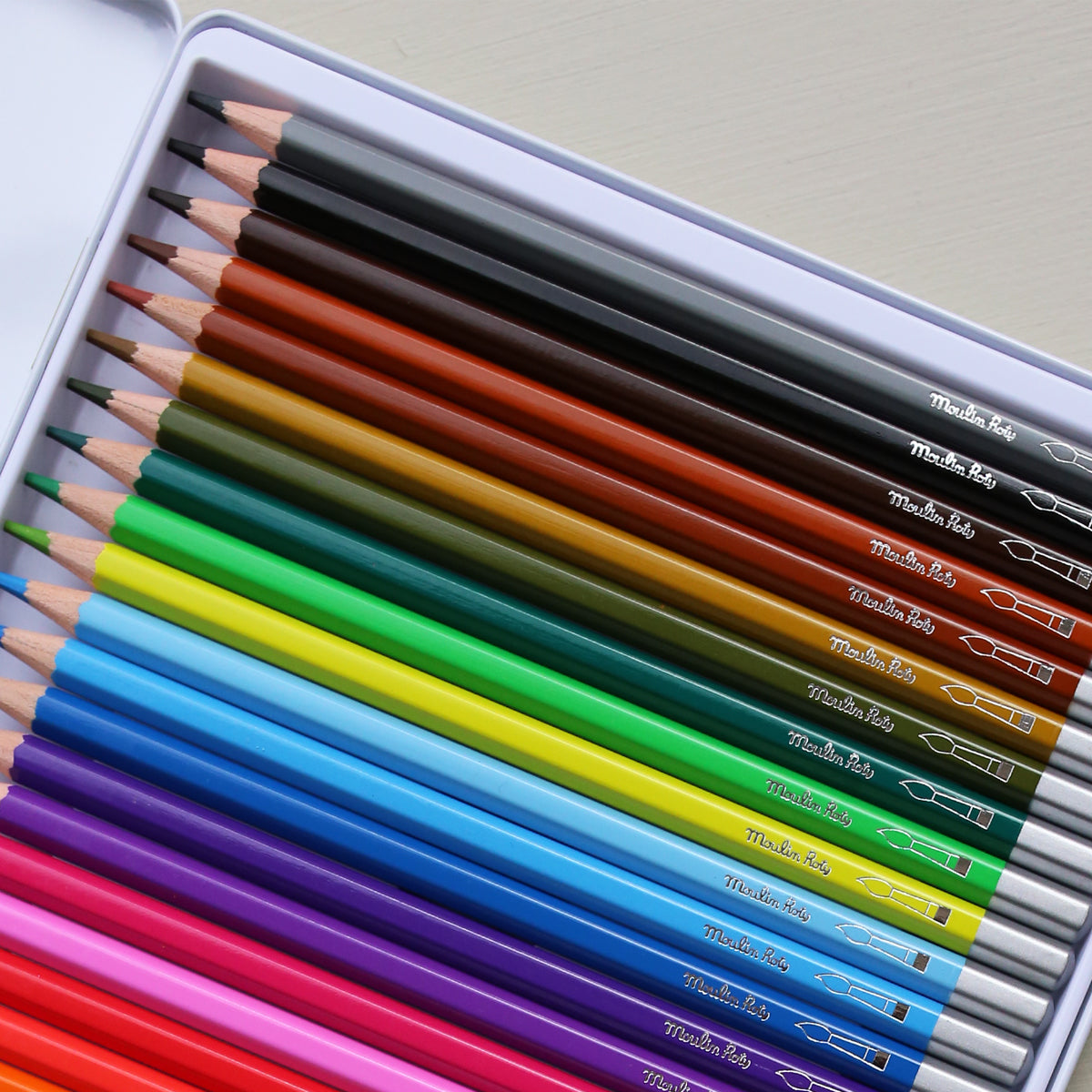 WATERCOLOURED PENCILS // SET OF 24 COLOURS