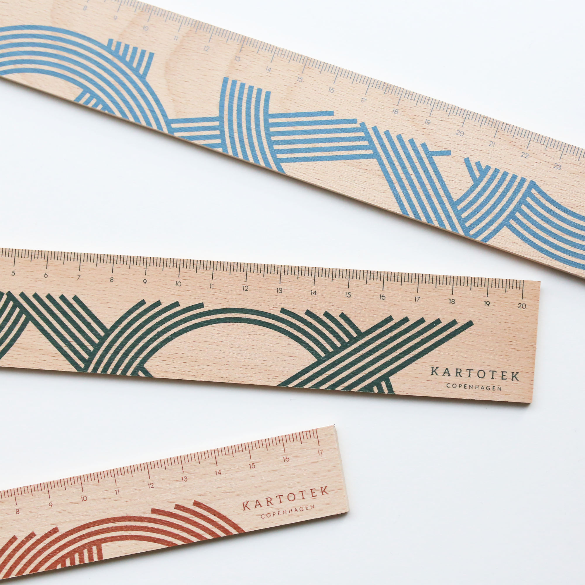 WOODEN RULER SET // 3 PCS