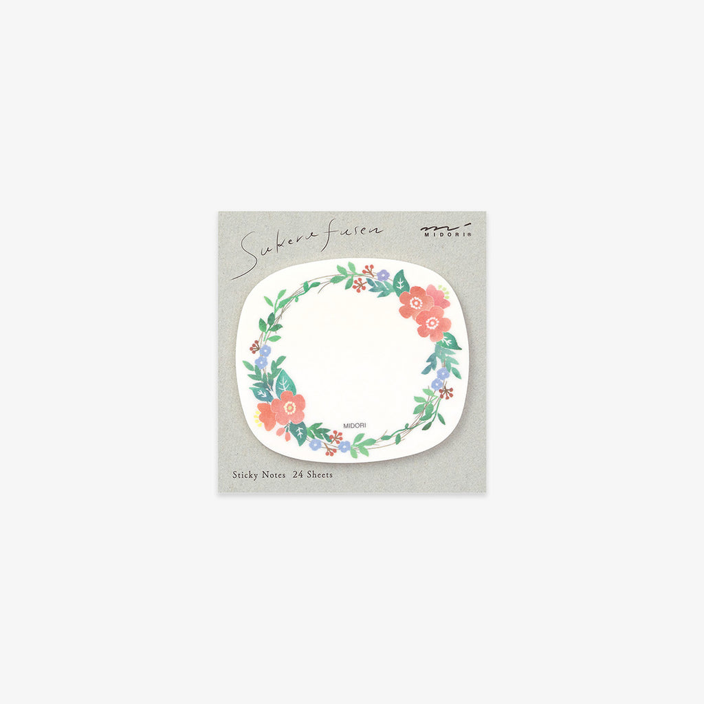 TRANSLUCENT STICKY NOTES // WREATH