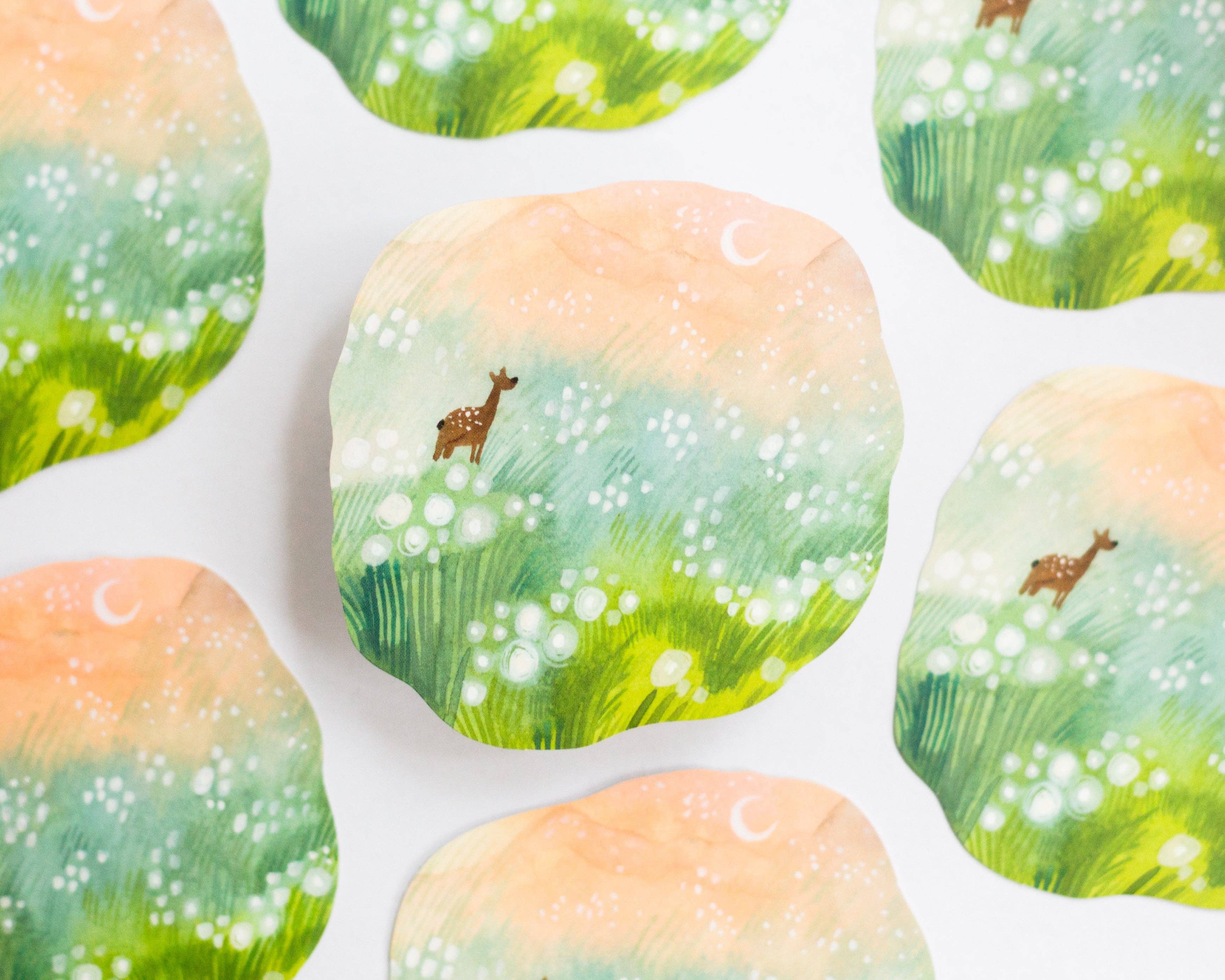 VINYL STICKER // SUNRISE ON THE MEADOW