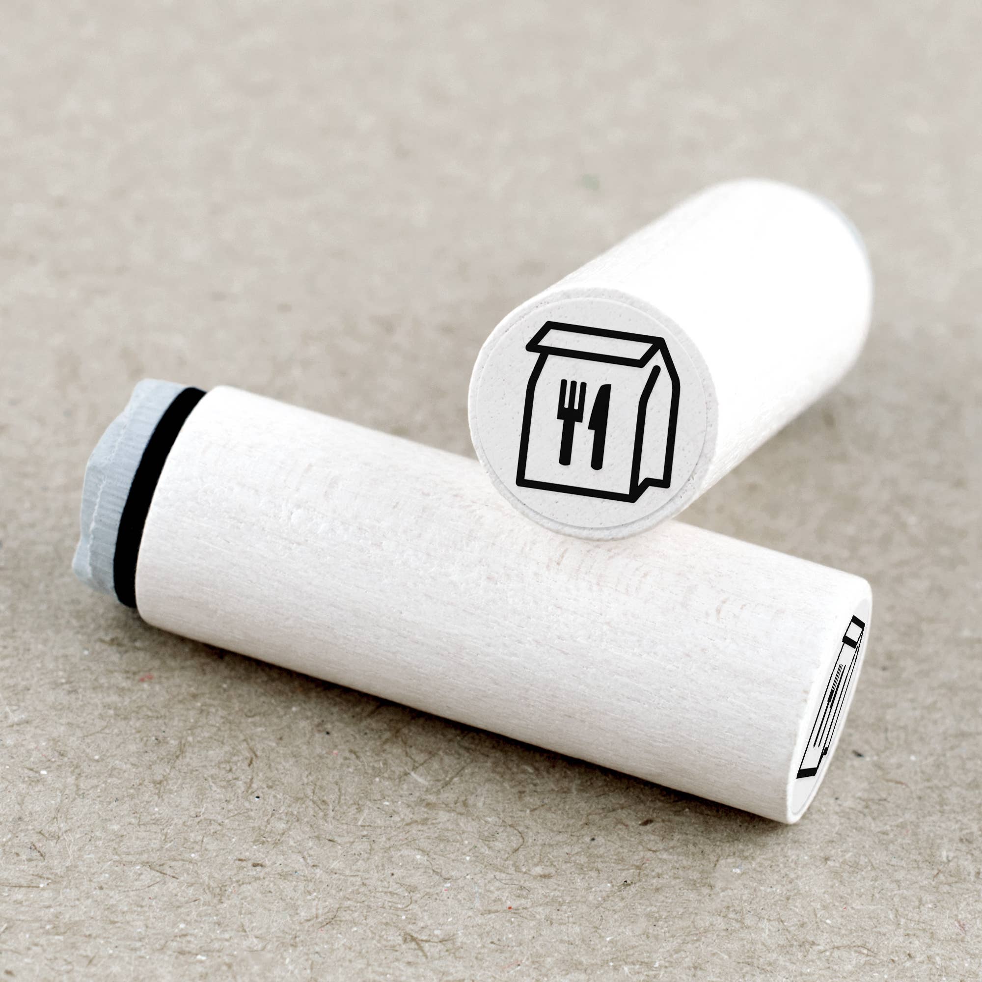 MINI RUBBER STAMP // TAKE AWAY