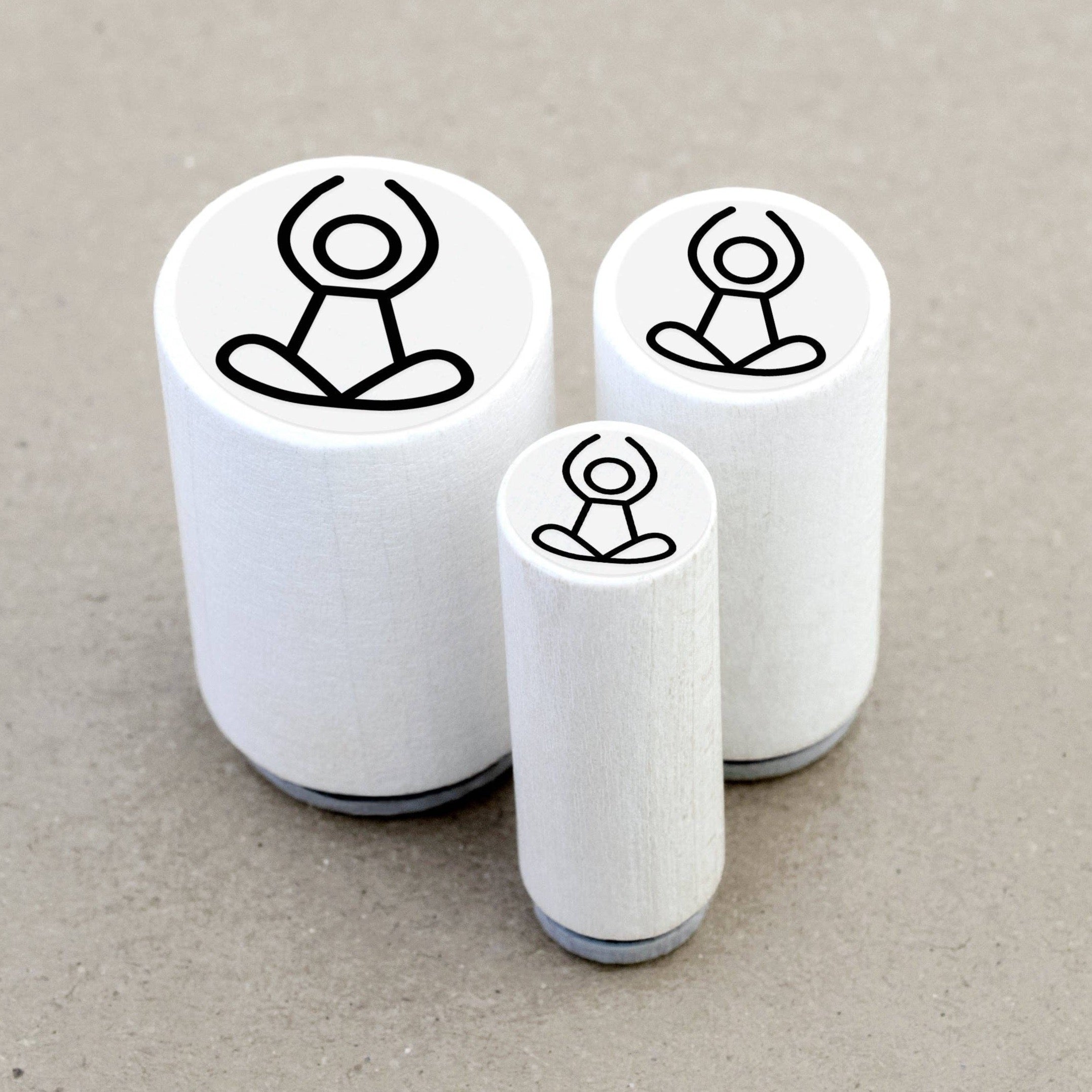 MINI RUBBER STAMP // YOGA