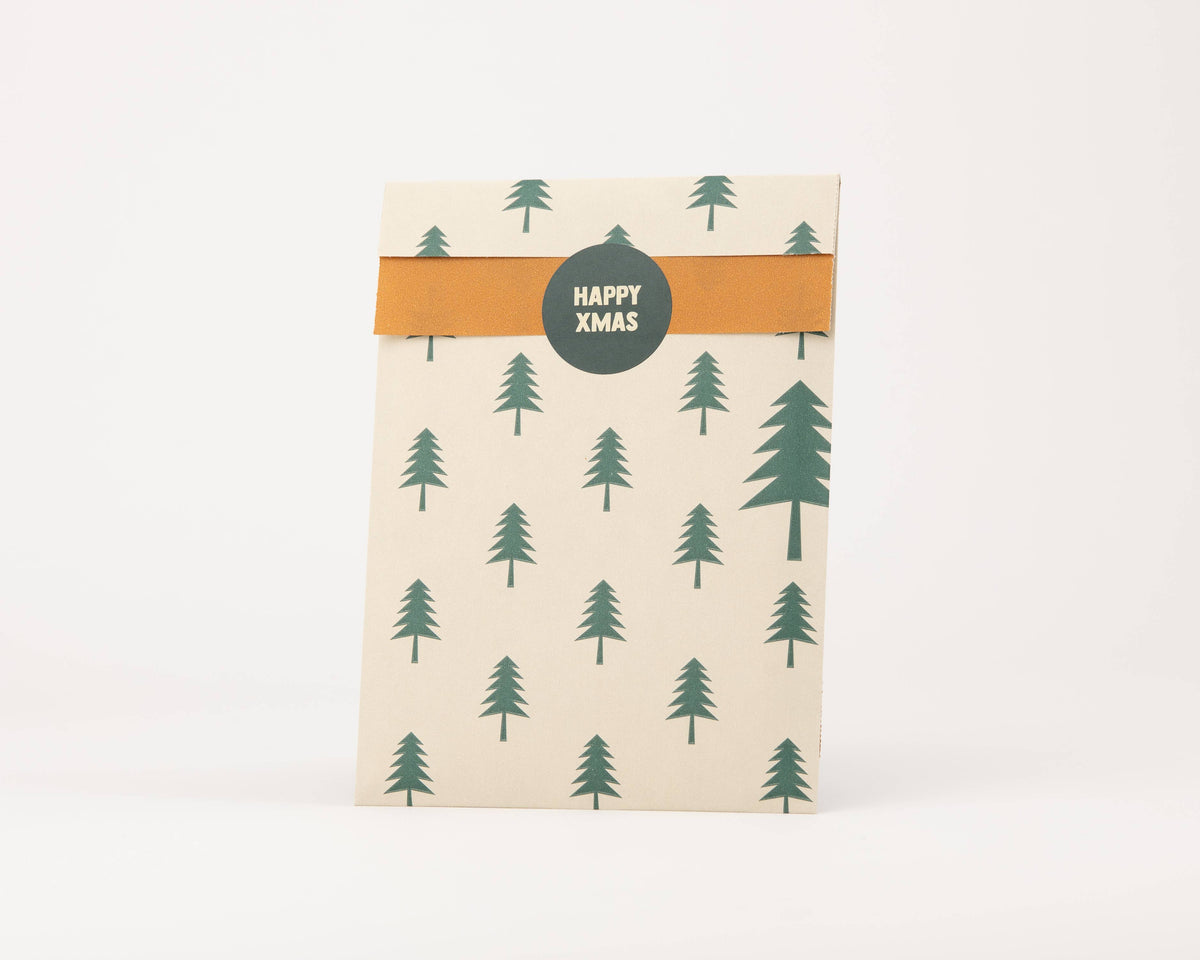 GIFT BAG LARGE // GREEN FIR TREE