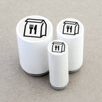 MINI RUBBER STAMP // TAKE AWAY