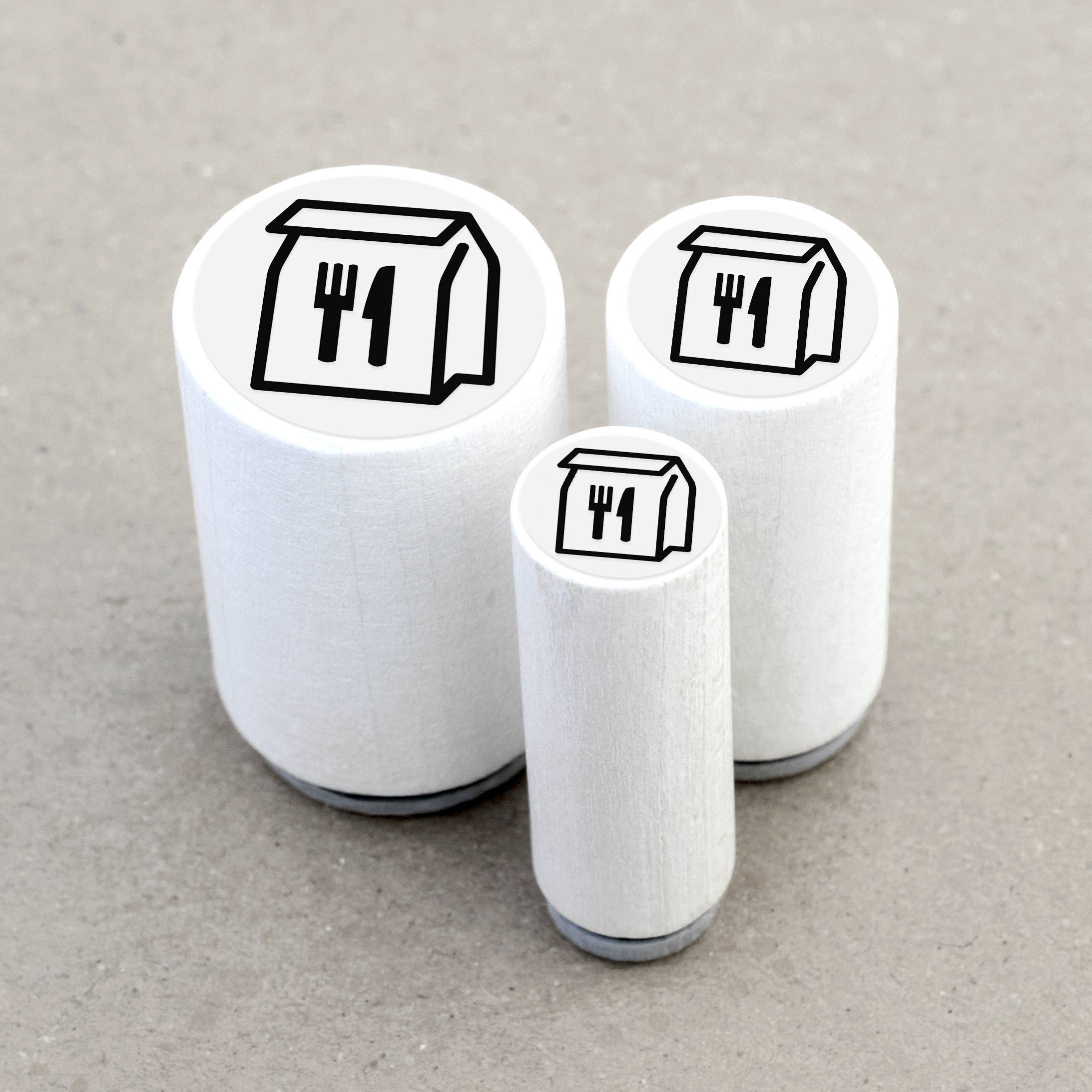 MINI RUBBER STAMP // TAKE AWAY