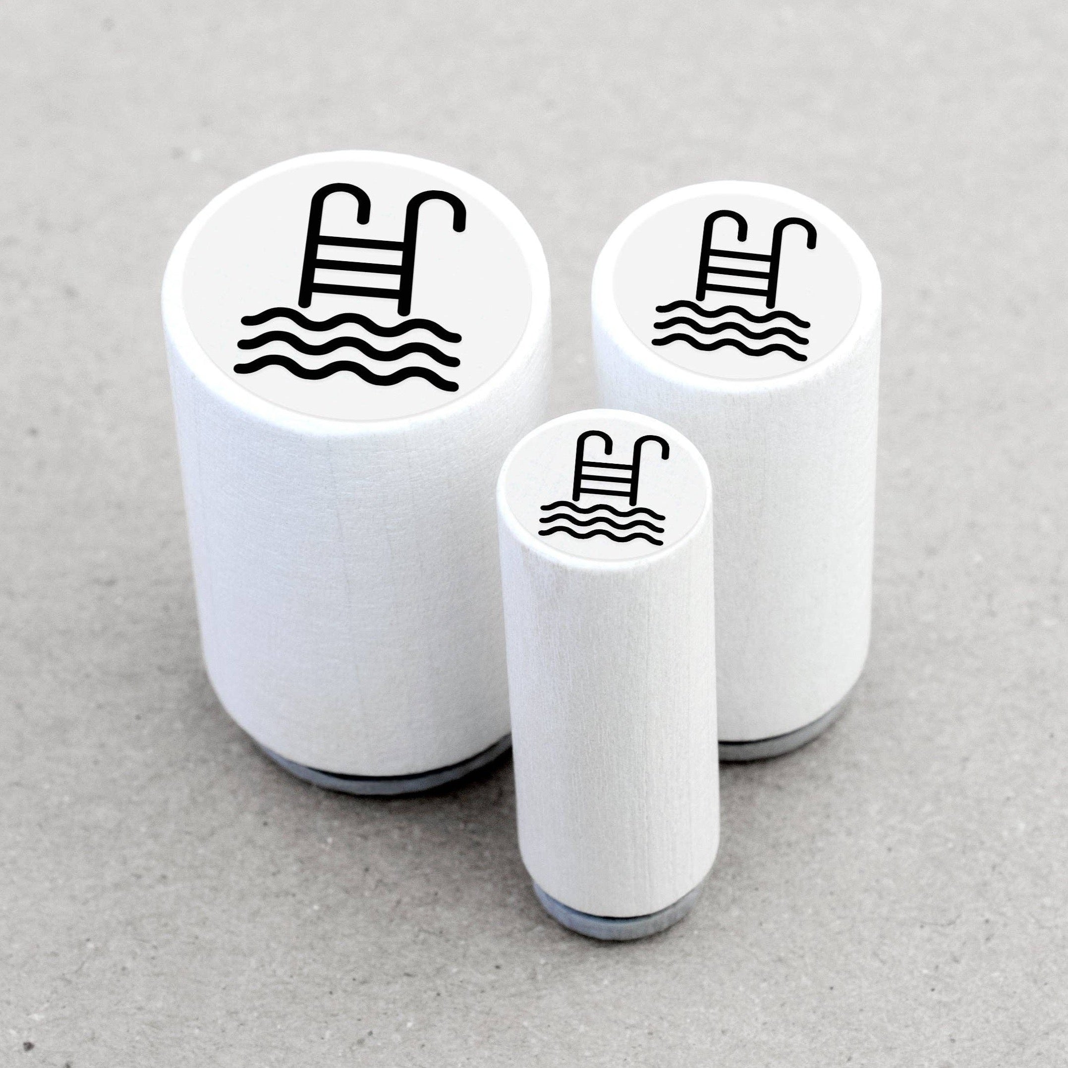 MINI RUBBER STAMP // SWIMMING POOL