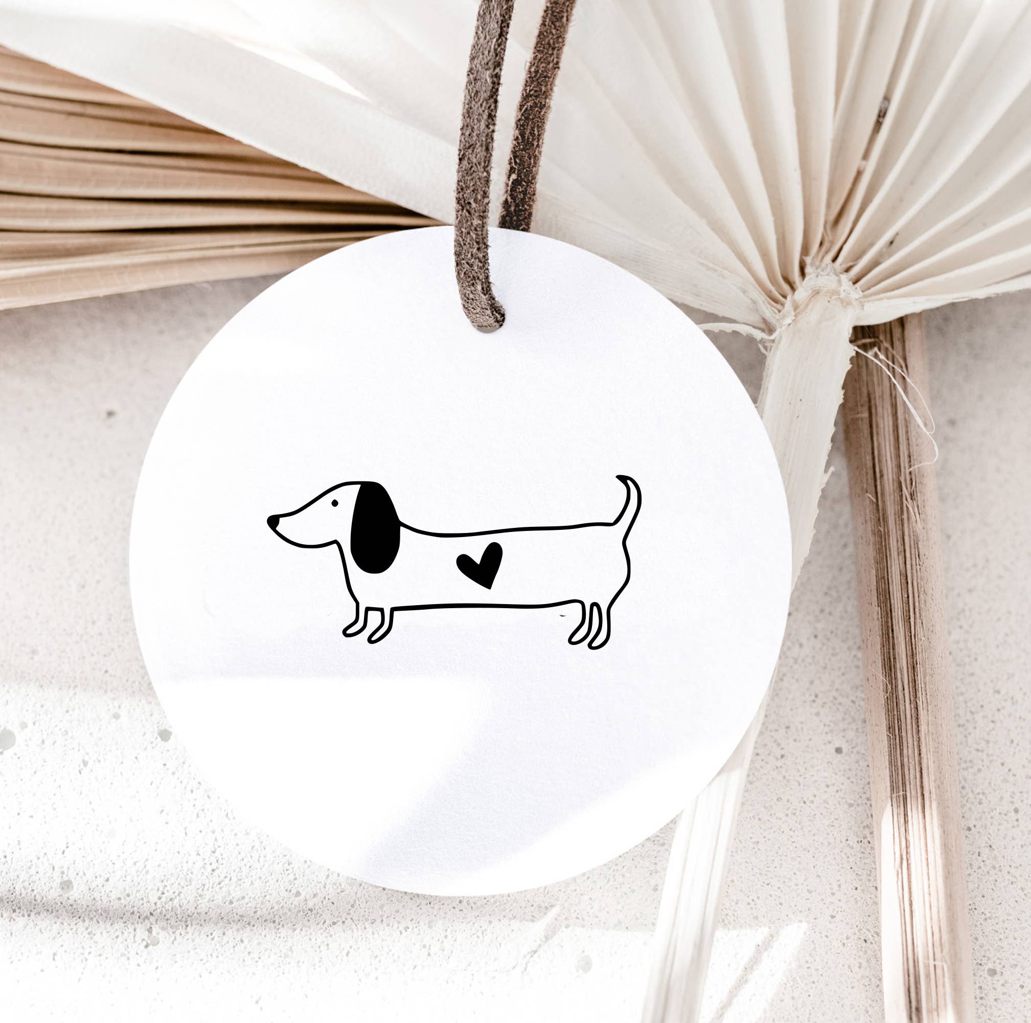 RUBBER STAMP // DACHSHUND