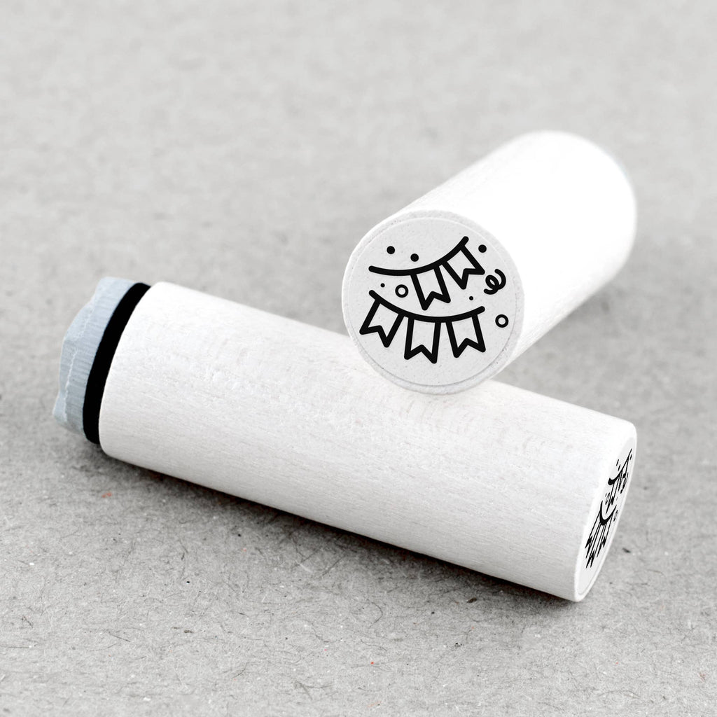 MINI RUBBER STAMP // PARTY CONFETTI