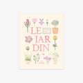 COLOURING AND STICKER BOOK // LE JARDIN
