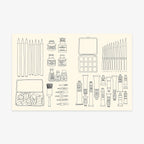 COLOURING AND STICKER BOOK // LE JARDIN