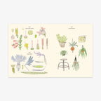 COLOURING AND STICKER BOOK // LE JARDIN