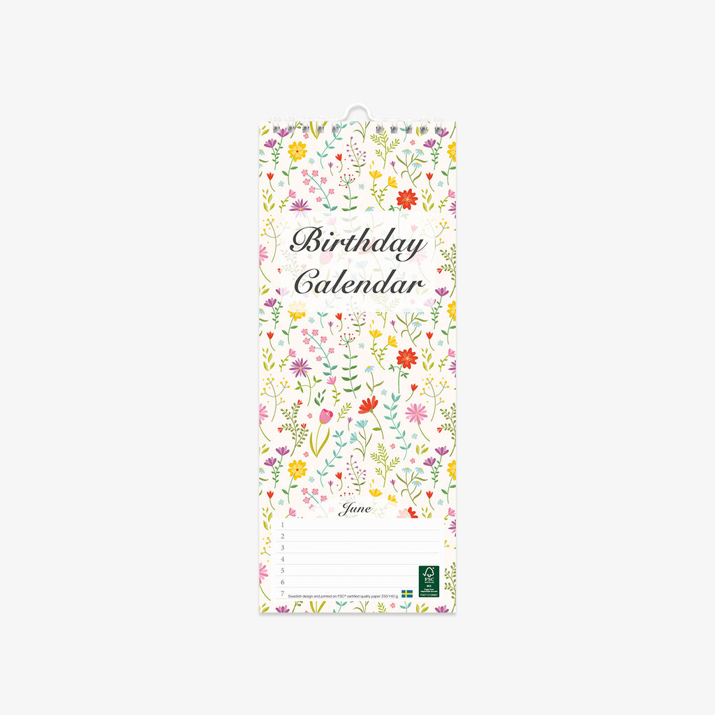 PAPERSTYLE FØDSELSDAGSKALENDER