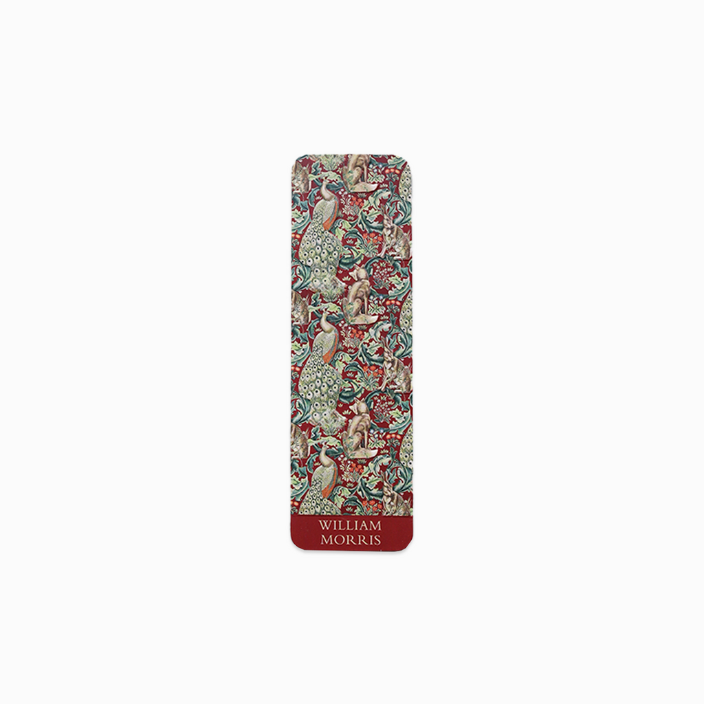 WILLIAM MORRIS BOGMÆRKE // MØRKERØD