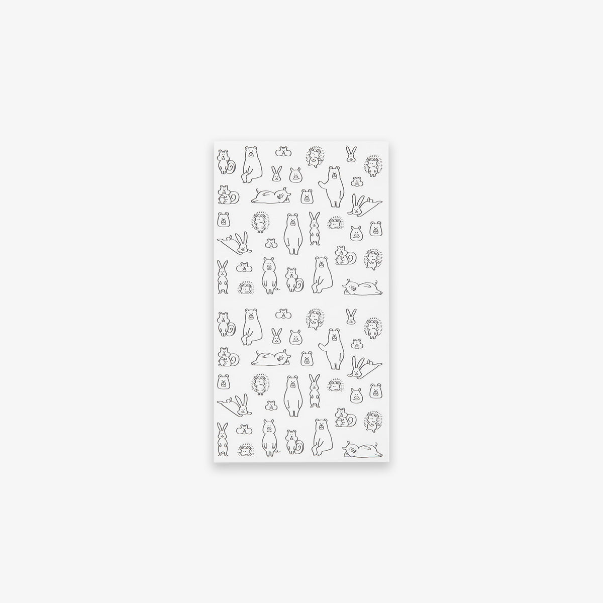 DIARY STICKERS // CHAT FOREST ANIMALS