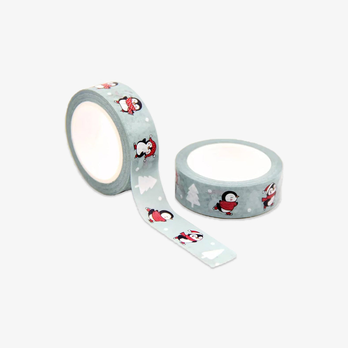 MASKING TAPE // CHRISTMAS ICESKATING PENGUIN
