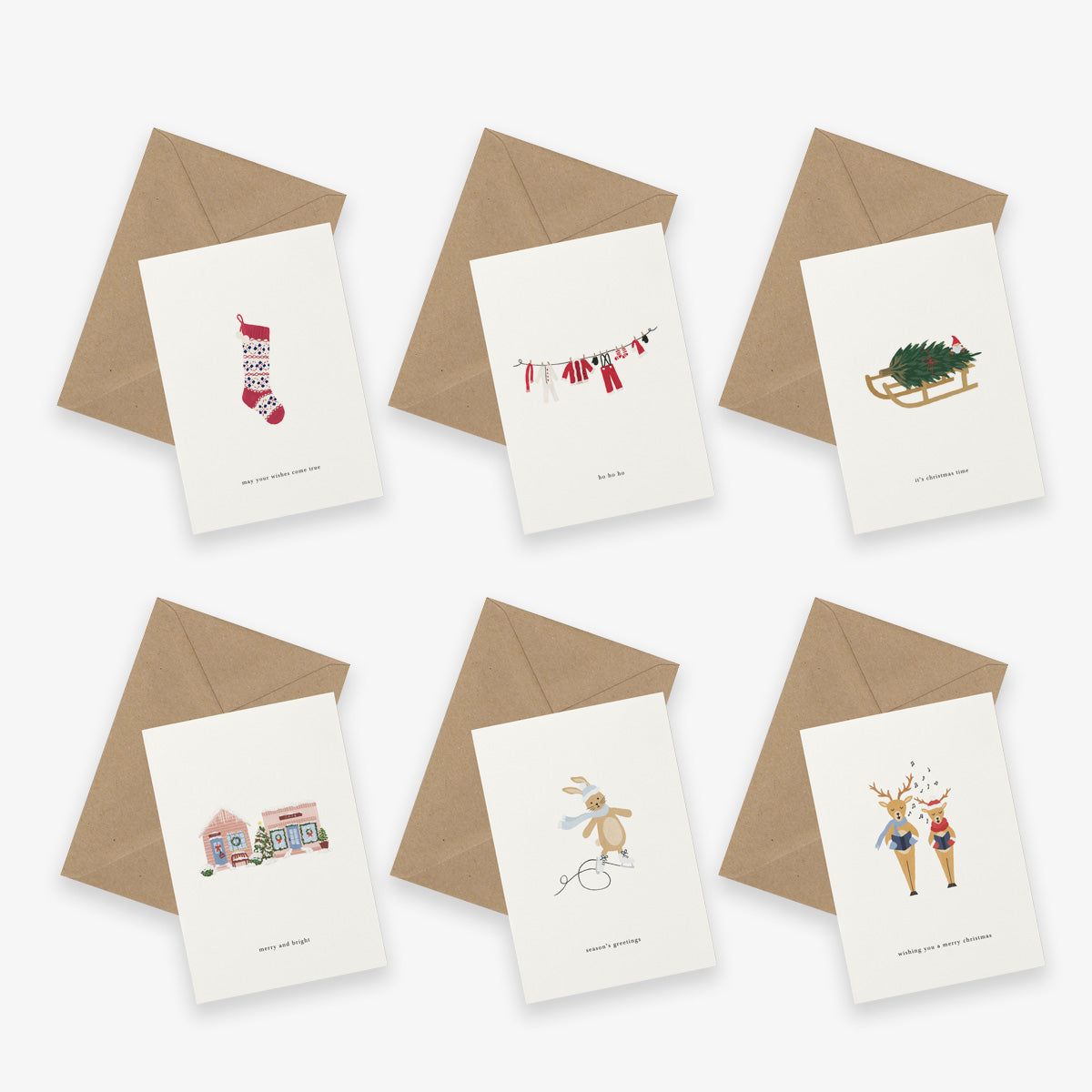 GREETING CARD SET OF 6 // CHRISTMAS III