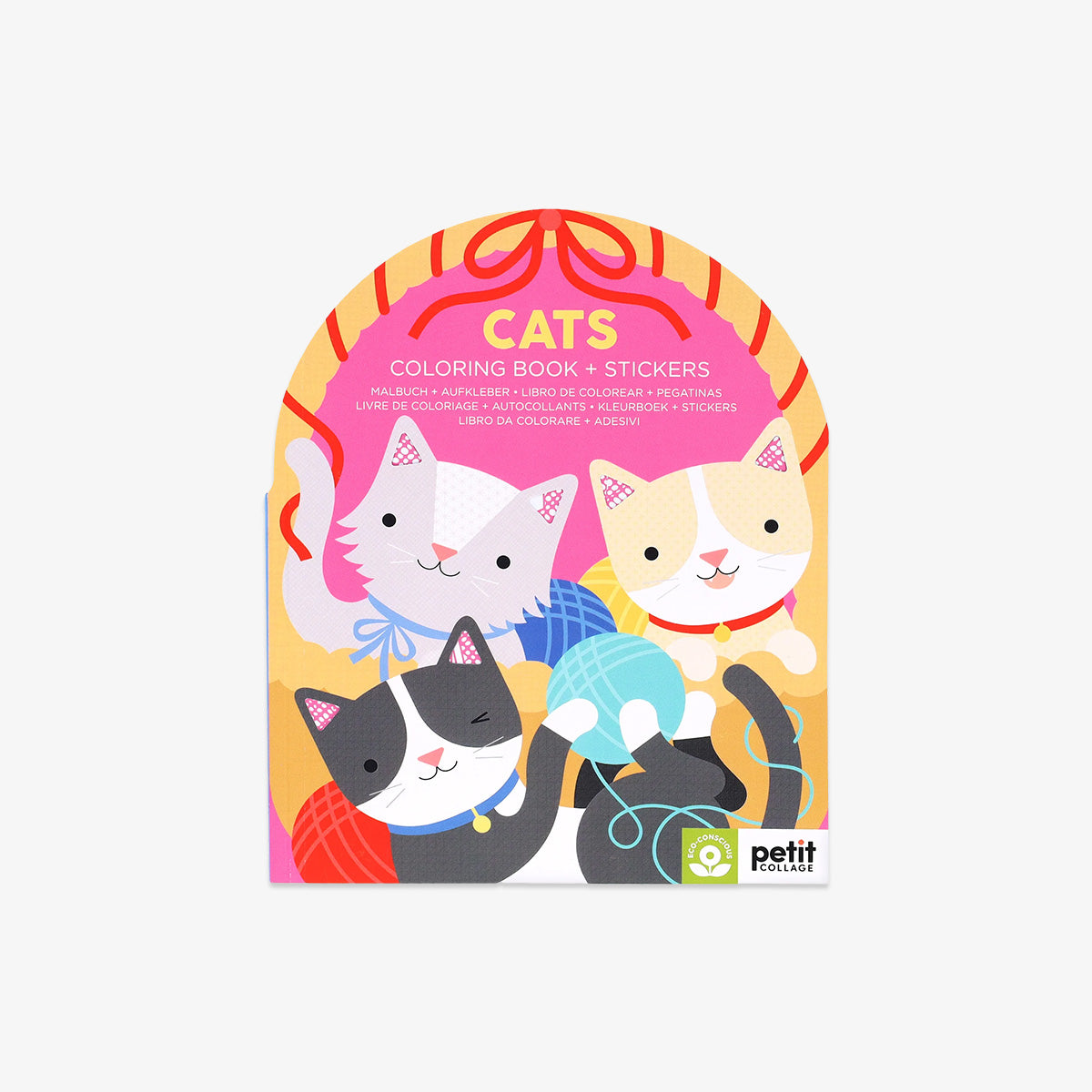 COLOURING & STICKER BOOK // CATS