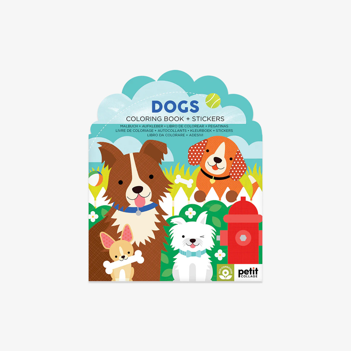 COLOURING & STICKER BOOK // DOGS